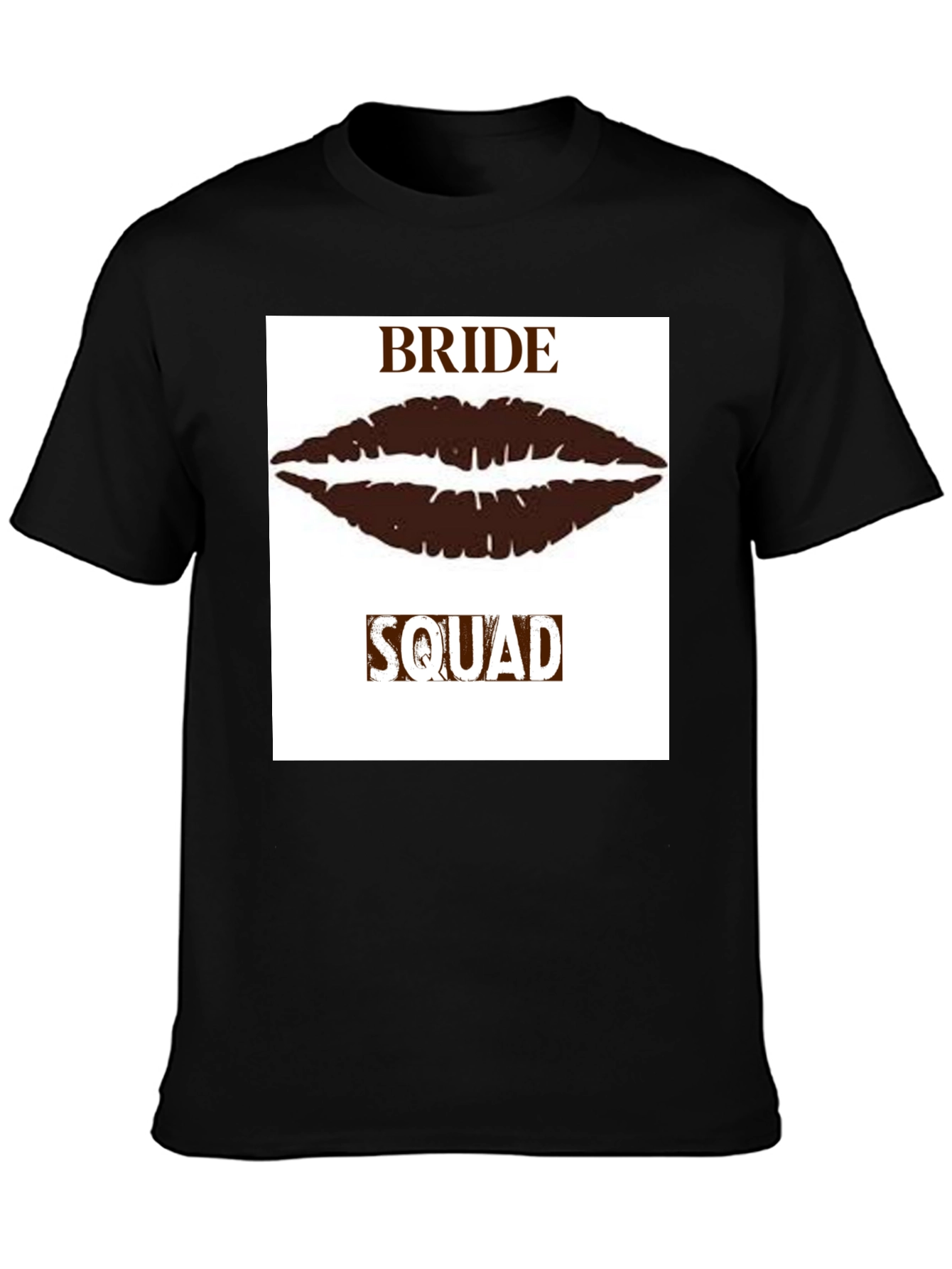 Bride Squad Lips Graphic T-Shirt