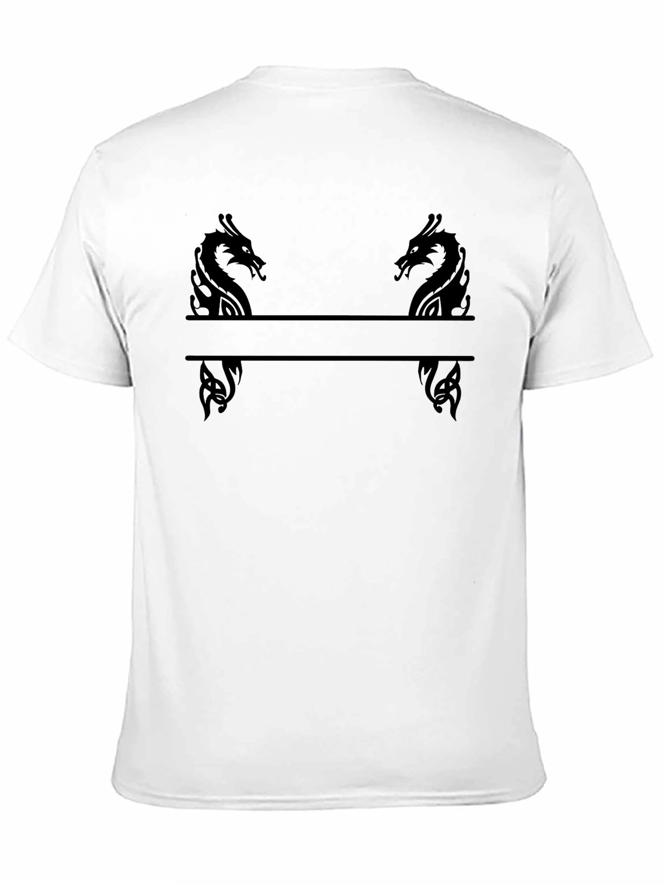 Dragon Divider Graphic Tee - Black
