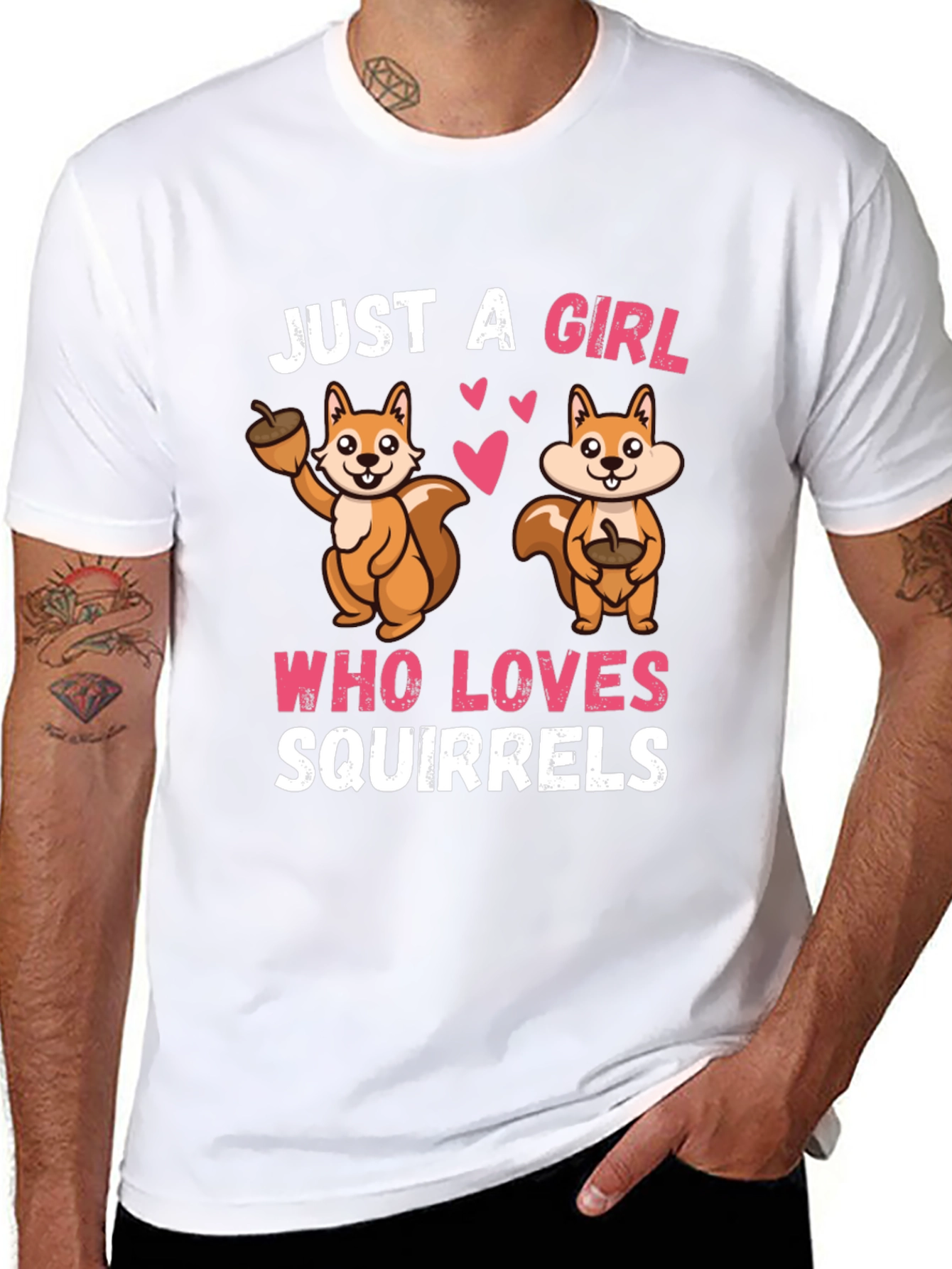 Squirrel Lover Graphic Tee