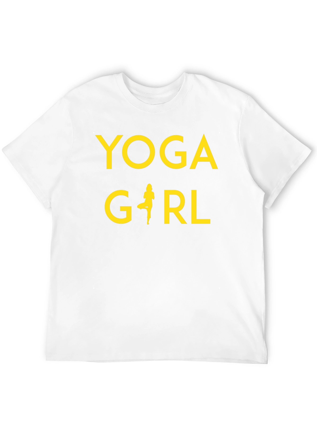 Yoga Girl Black T-Shirt - Fitness Apparel