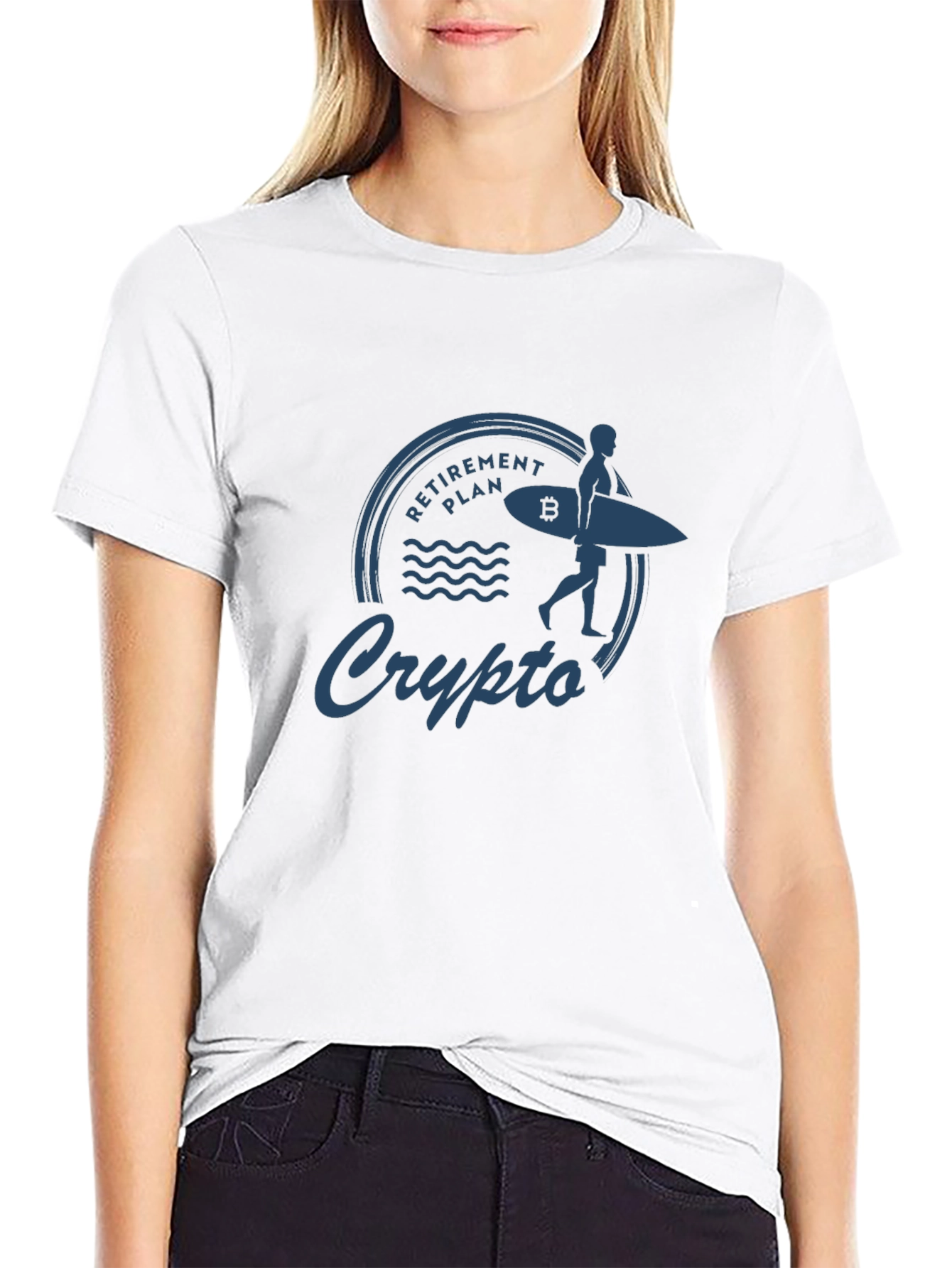 Crypto Retirement Plan Graphic T-Shirt