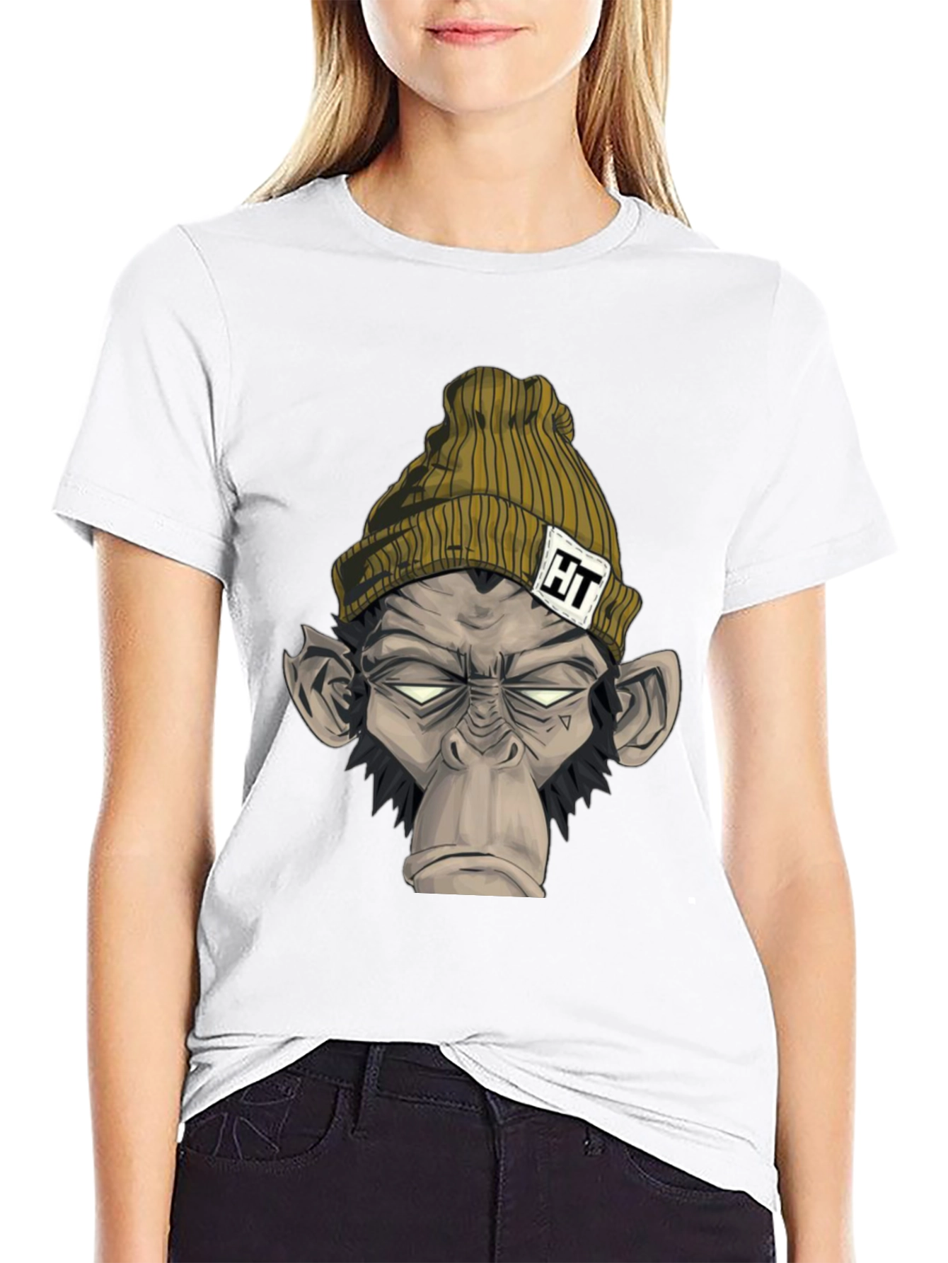 Cool Monkey Graphic T-Shirt - Trendy Urban Style