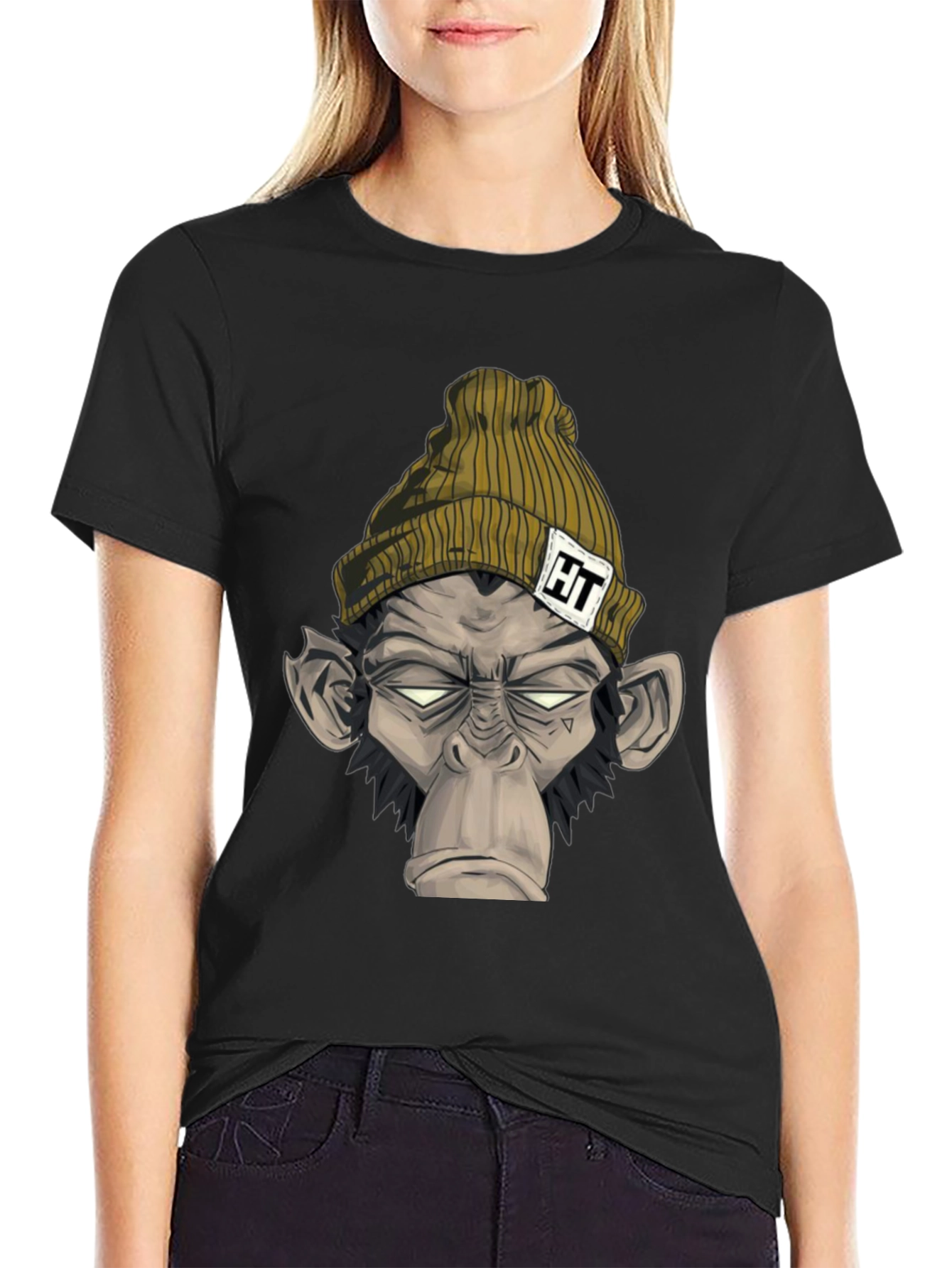 Cool Monkey Graphic T-Shirt - Trendy Urban Style