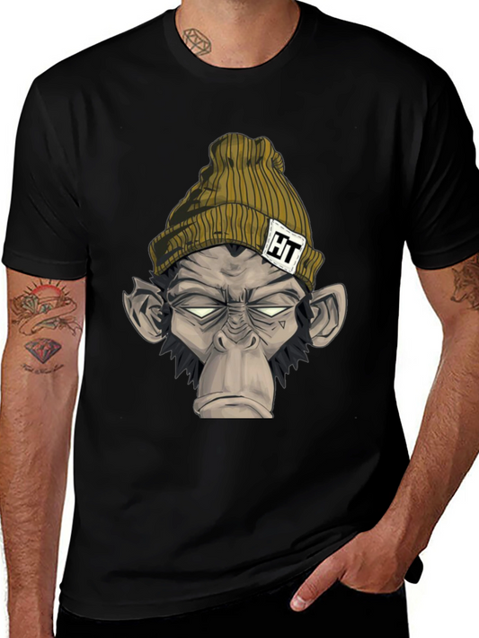 Cool Monkey Graphic T-Shirt - Trendy Urban Style