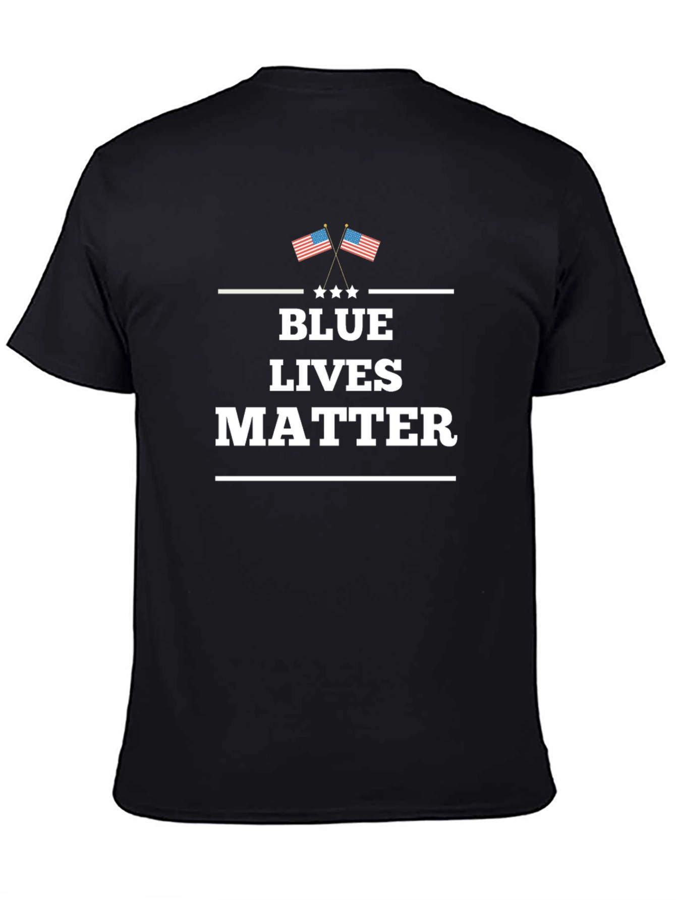 Blue Lives Matter Graphic T-Shirt