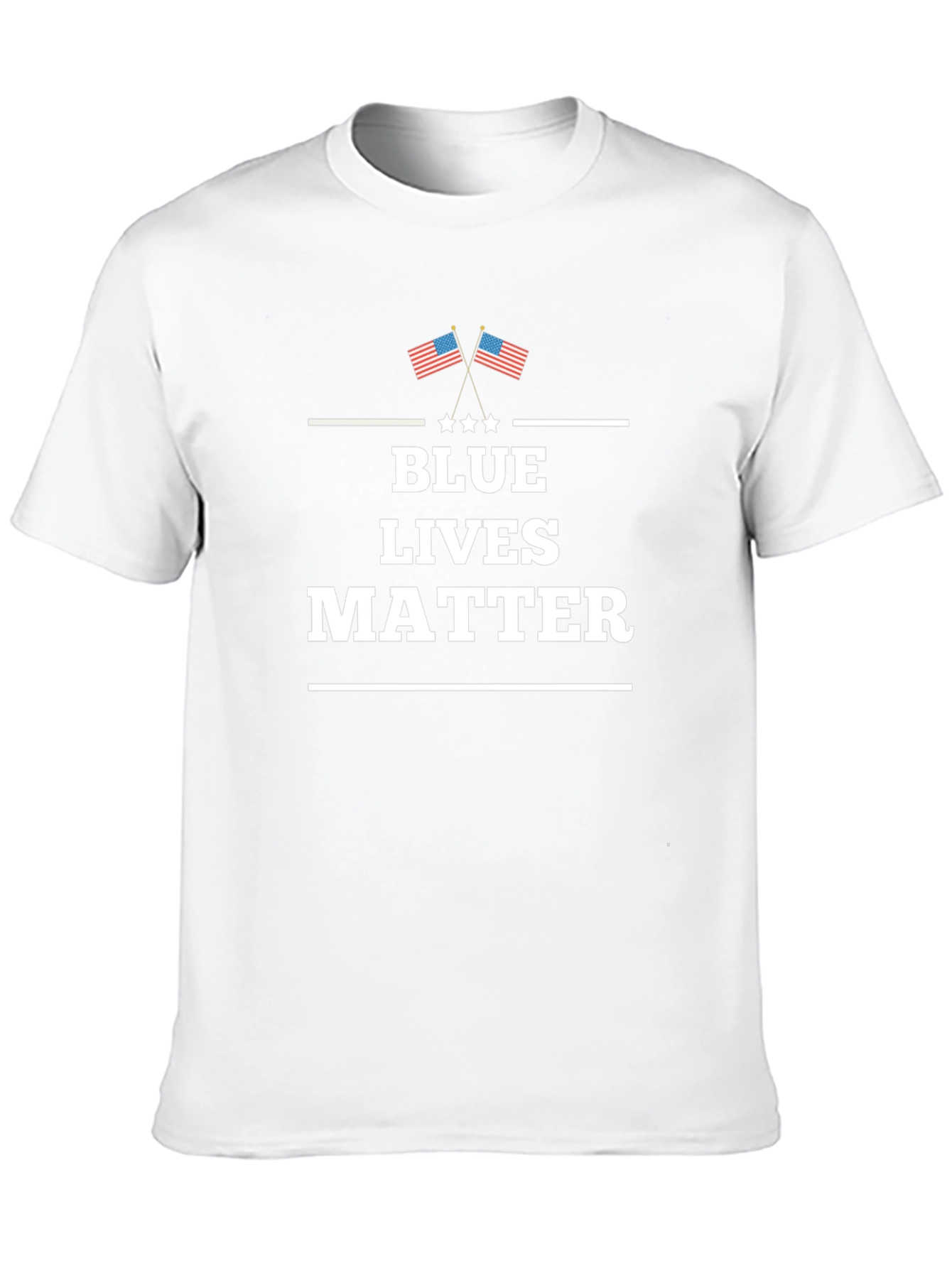 Blue Lives Matter Graphic T-Shirt