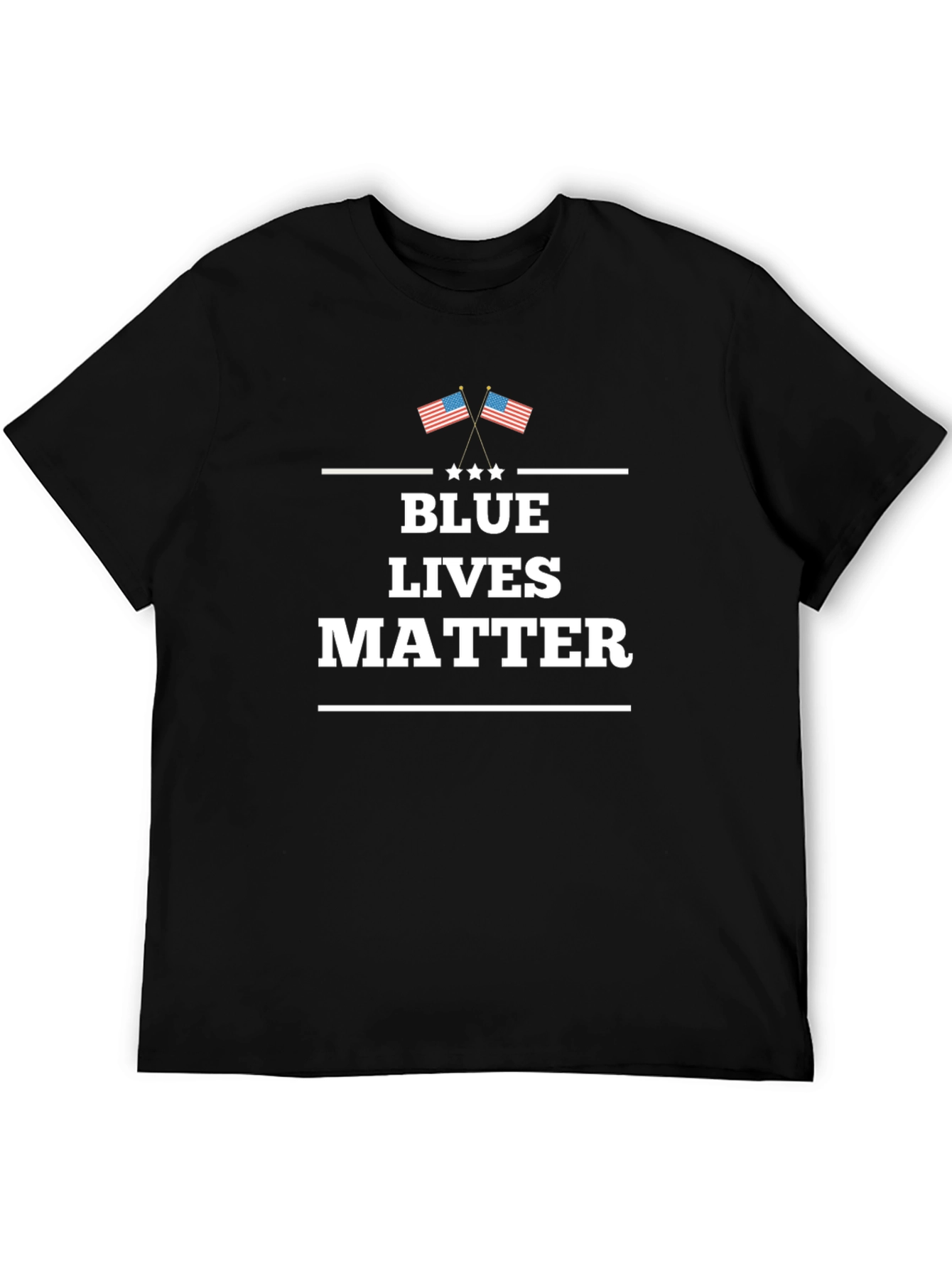 Blue Lives Matter Graphic T-Shirt