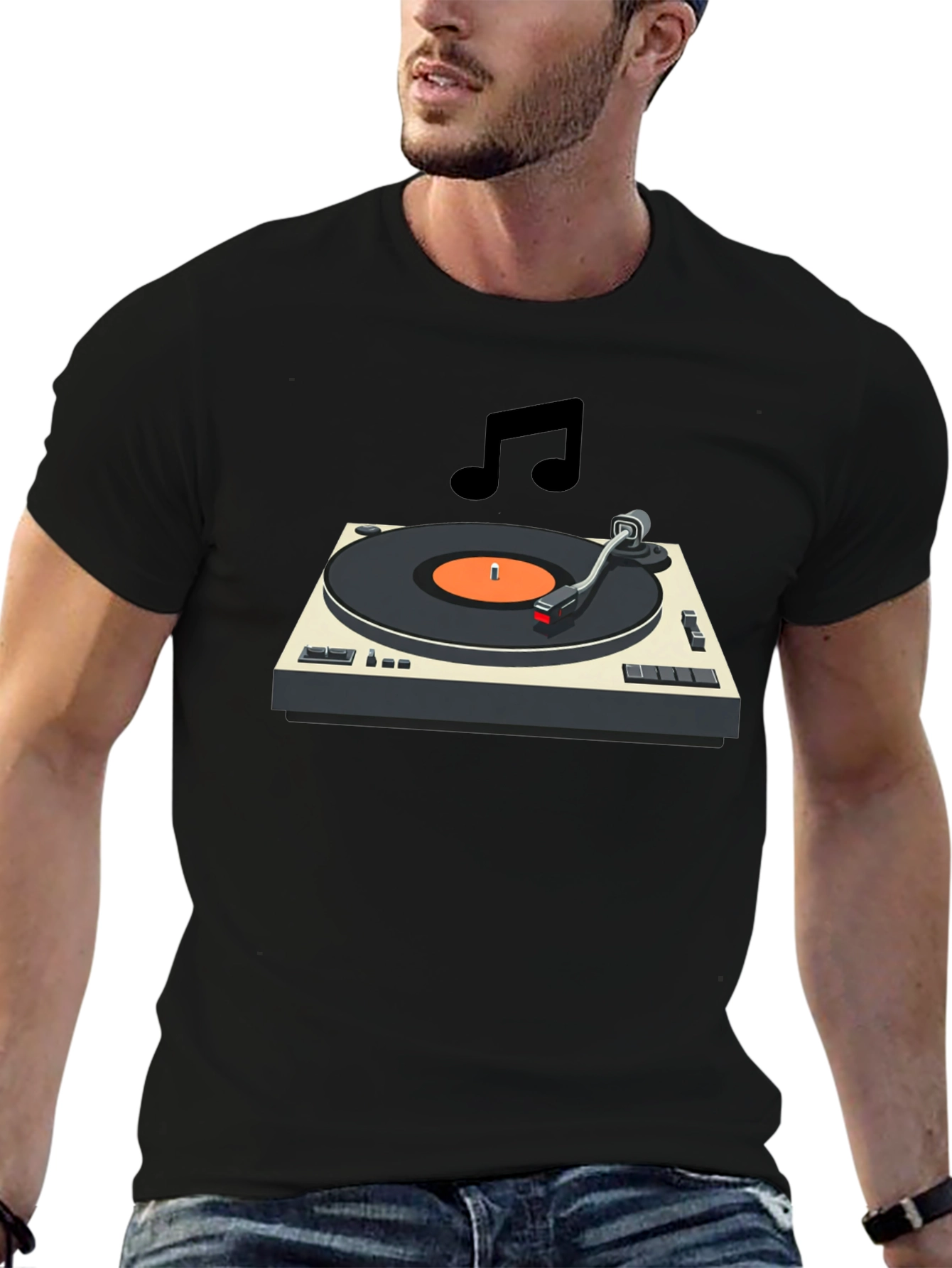Retro Turntable Music Lover T-Shirt