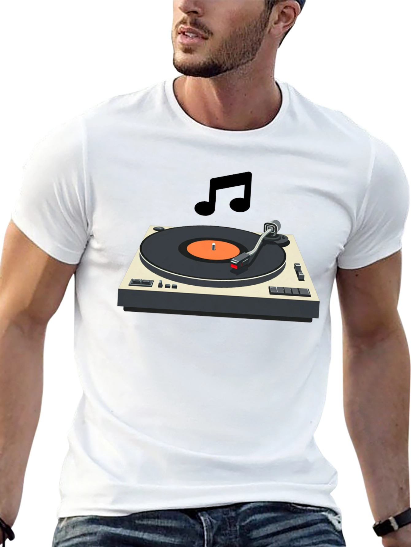 Retro Turntable Music Lover T-Shirt