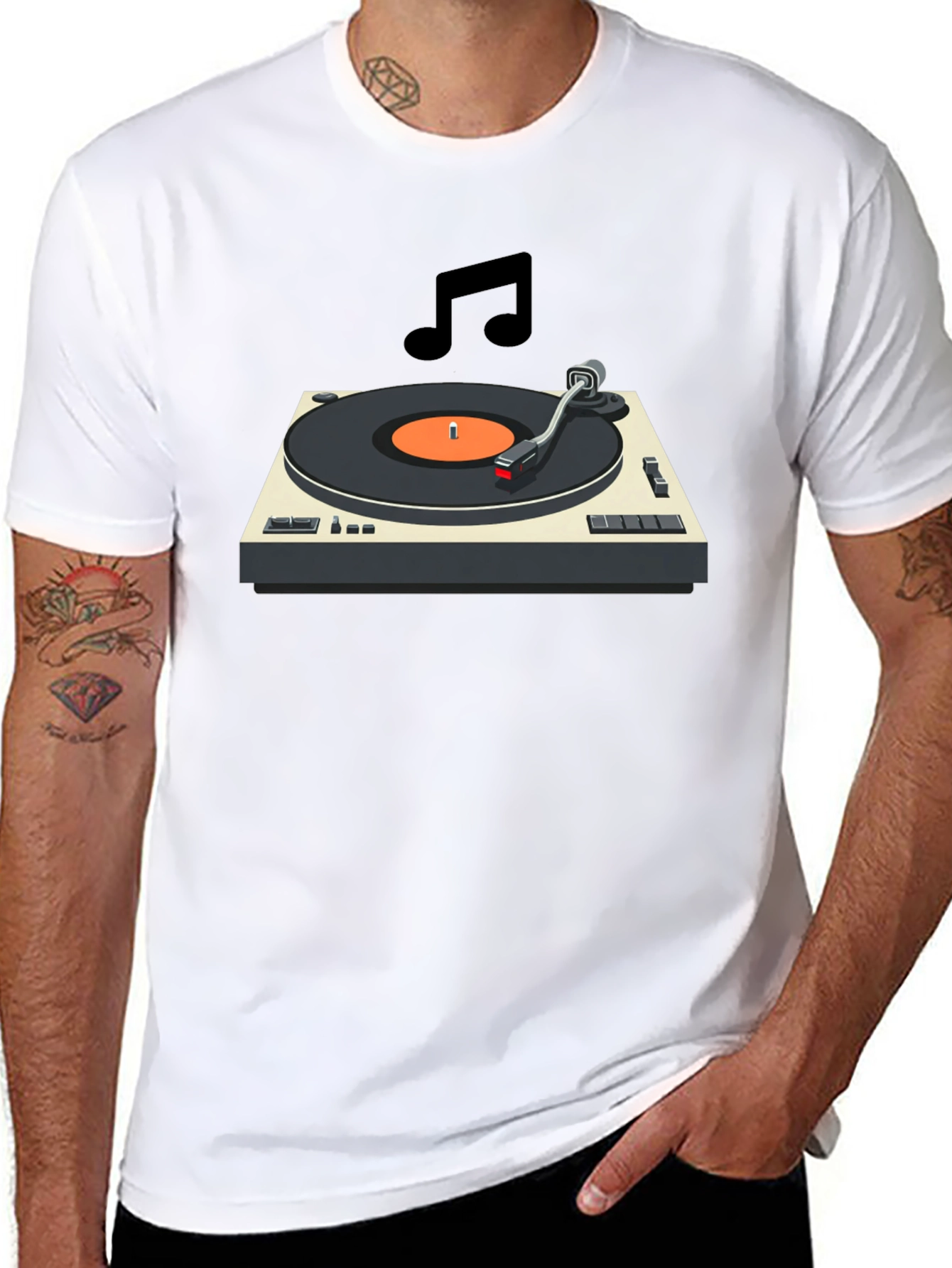 Retro Turntable Music Lover T-Shirt