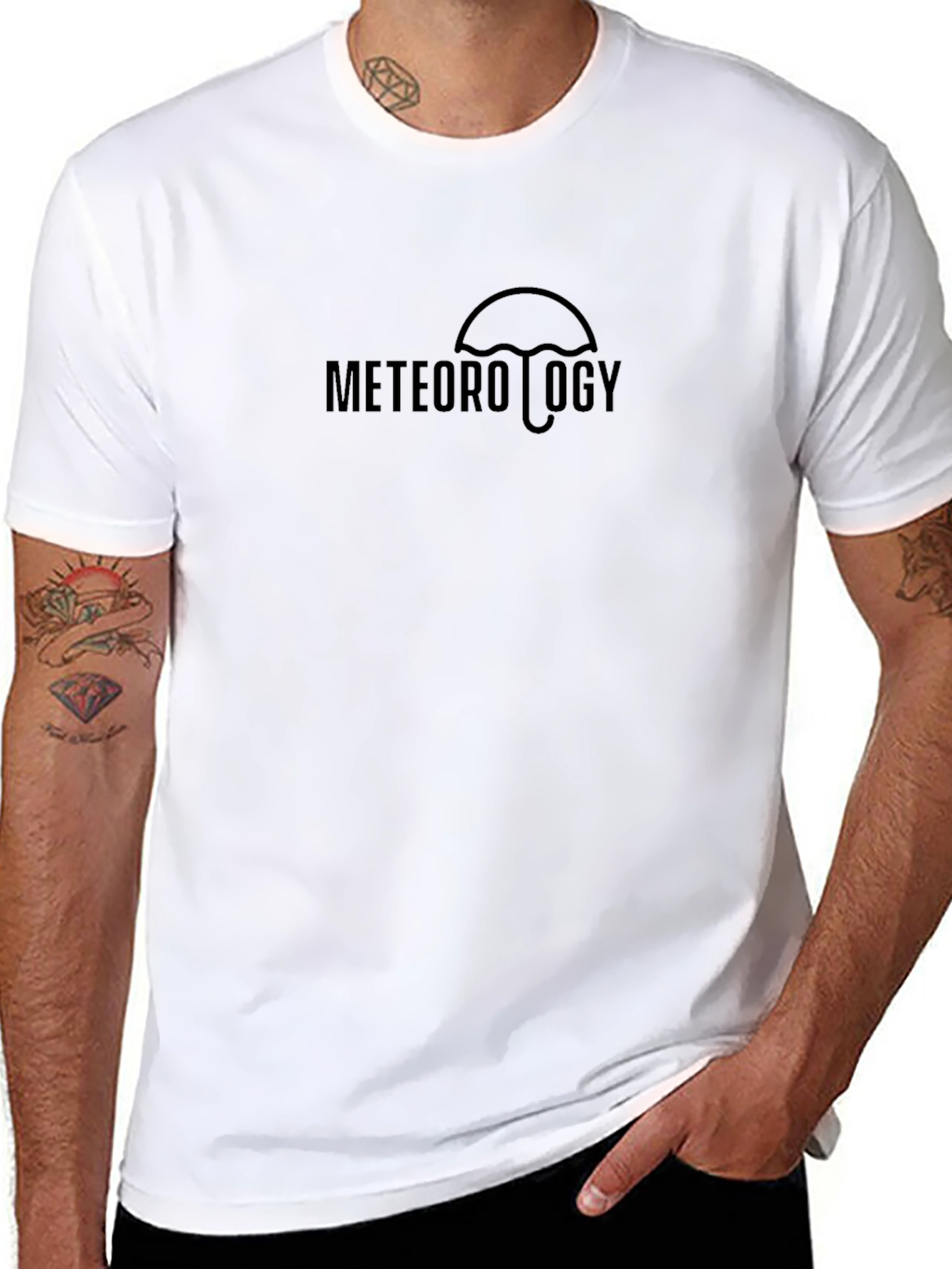 Meteorology Umbrella Graphic Tee