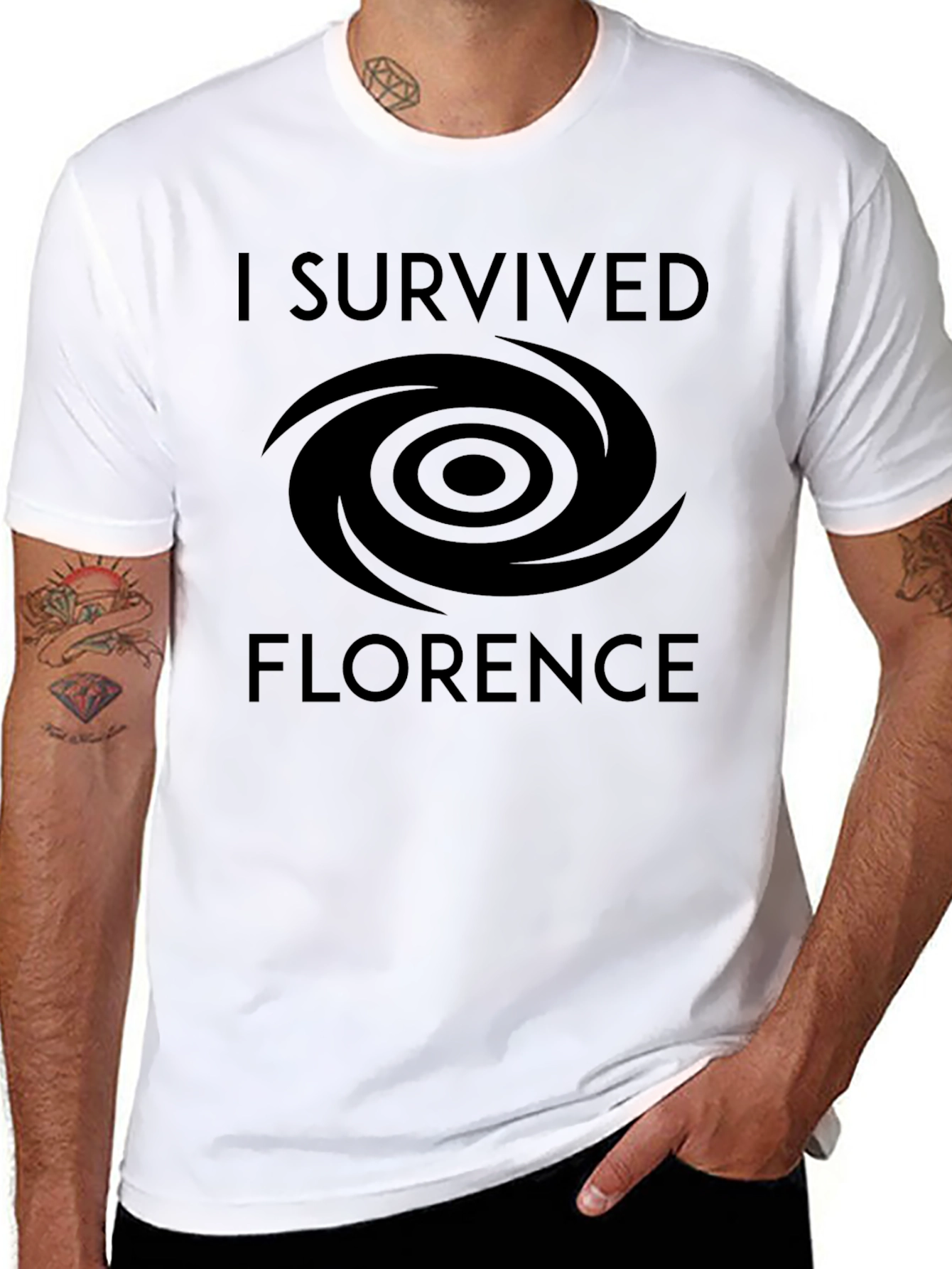 I Survived Hurricane Florence Novelty T-Shirt