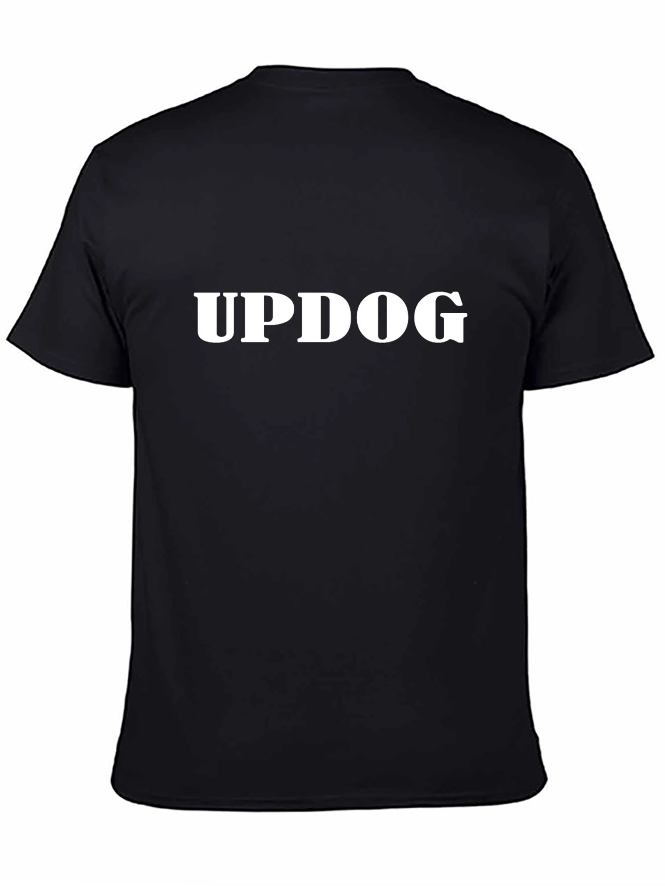 Updog Graphic Tee - Classic Black Crew Neck