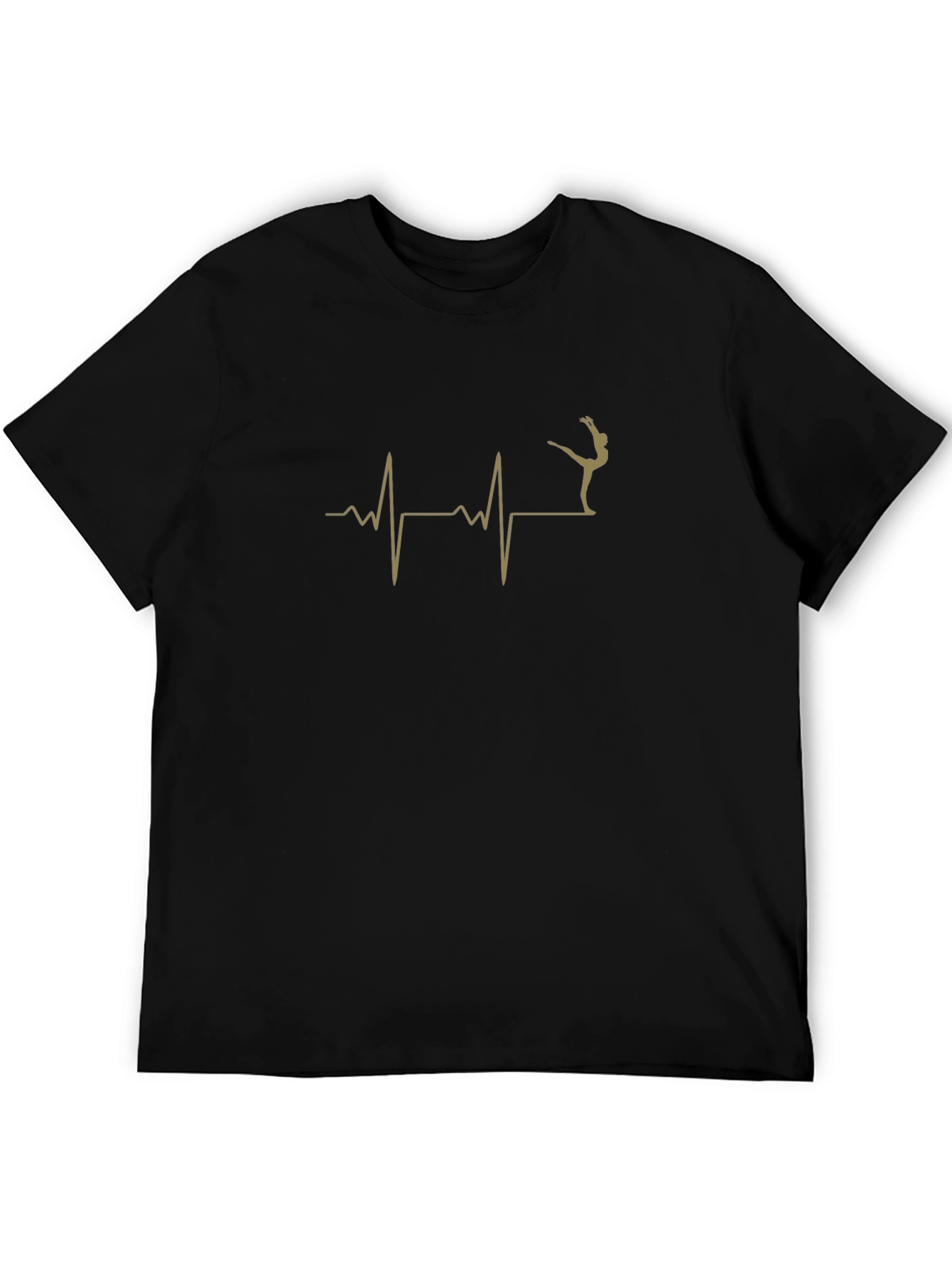 Heartbeat Ballerina Graphic Tee - Black