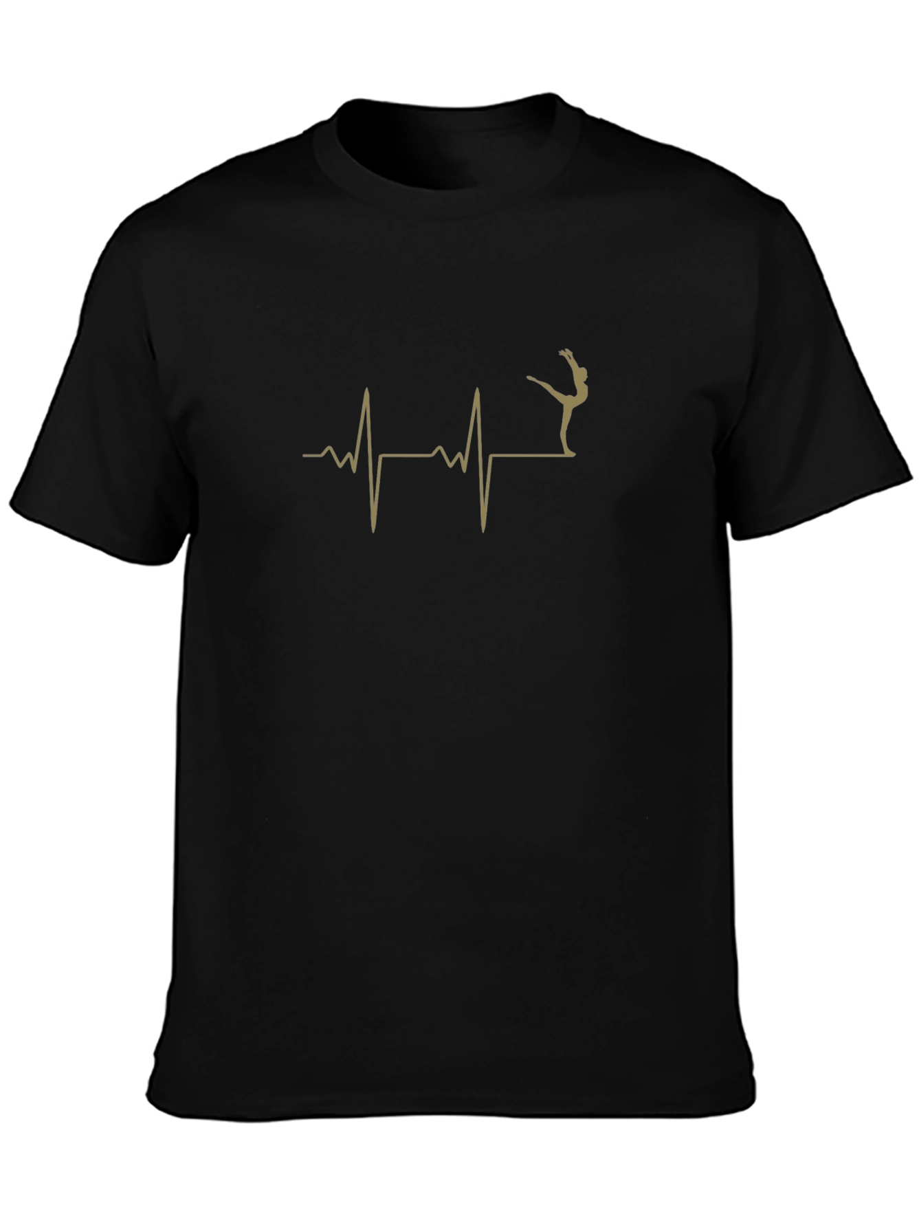 Heartbeat Ballerina Graphic Tee - Black