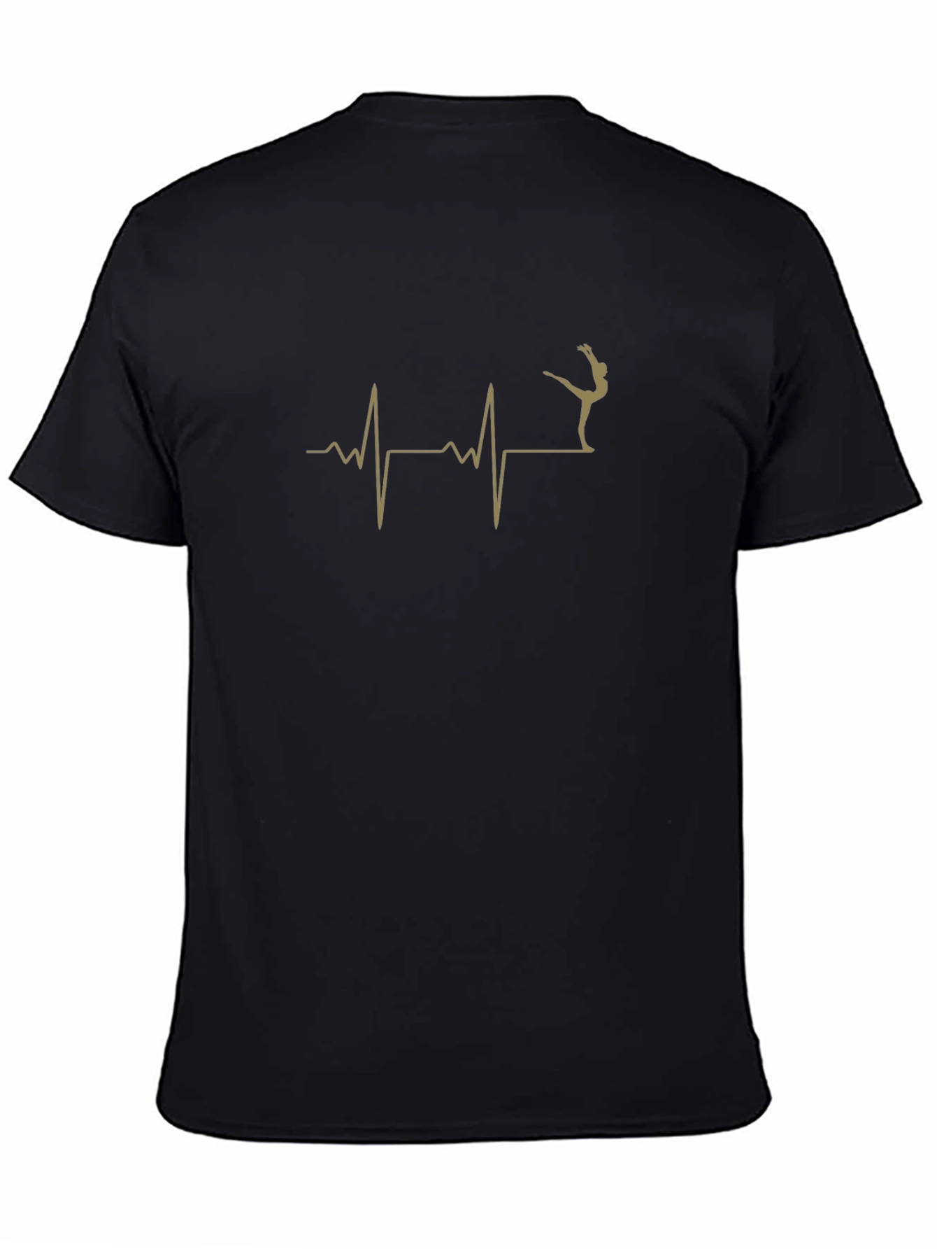 Heartbeat Ballerina Graphic Tee - Black