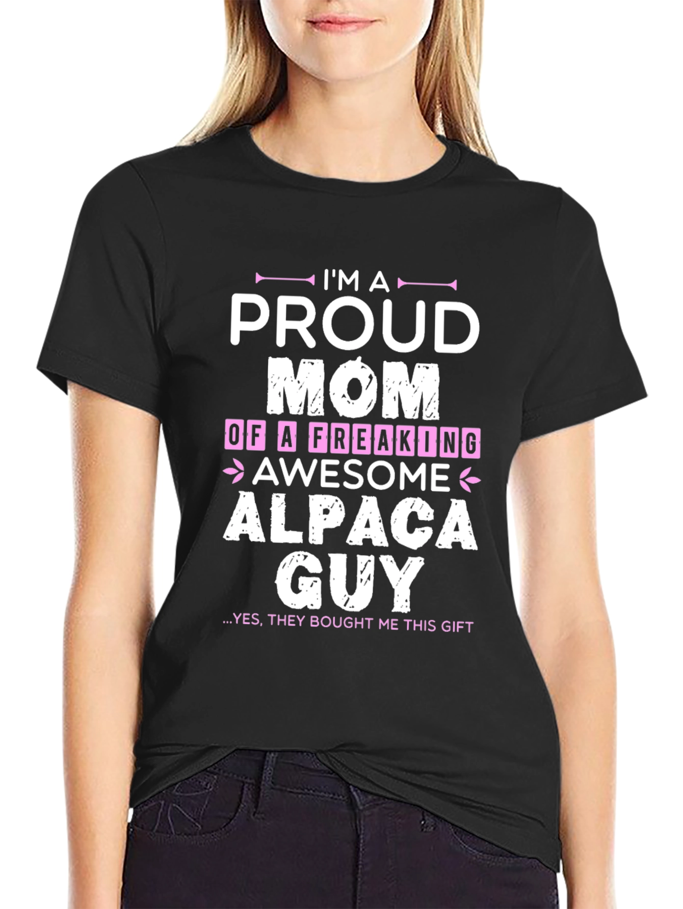 Proud Mom of an Awesome Alpaca Guy T-Shirt