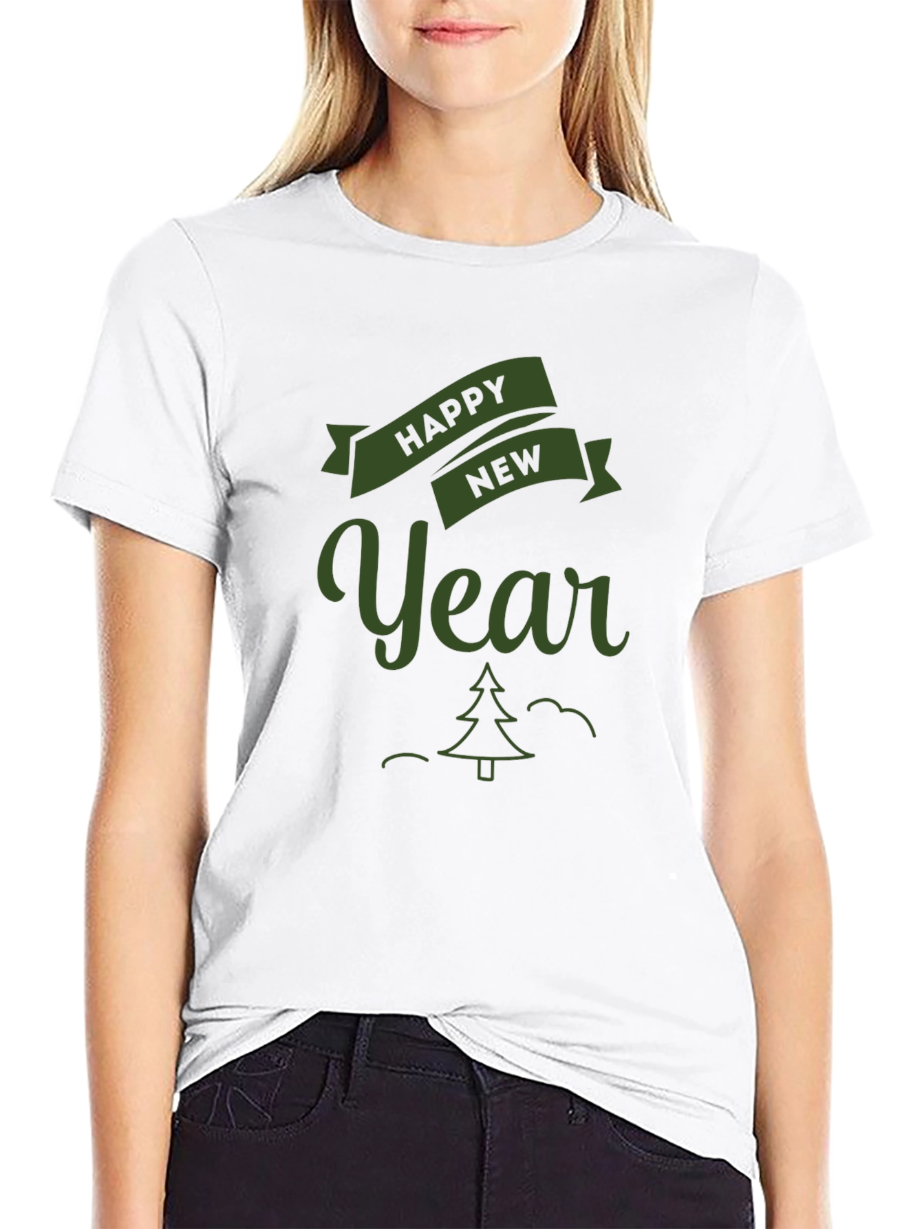 Happy New Year Graphic Tee - Festive Celebration Shirt
