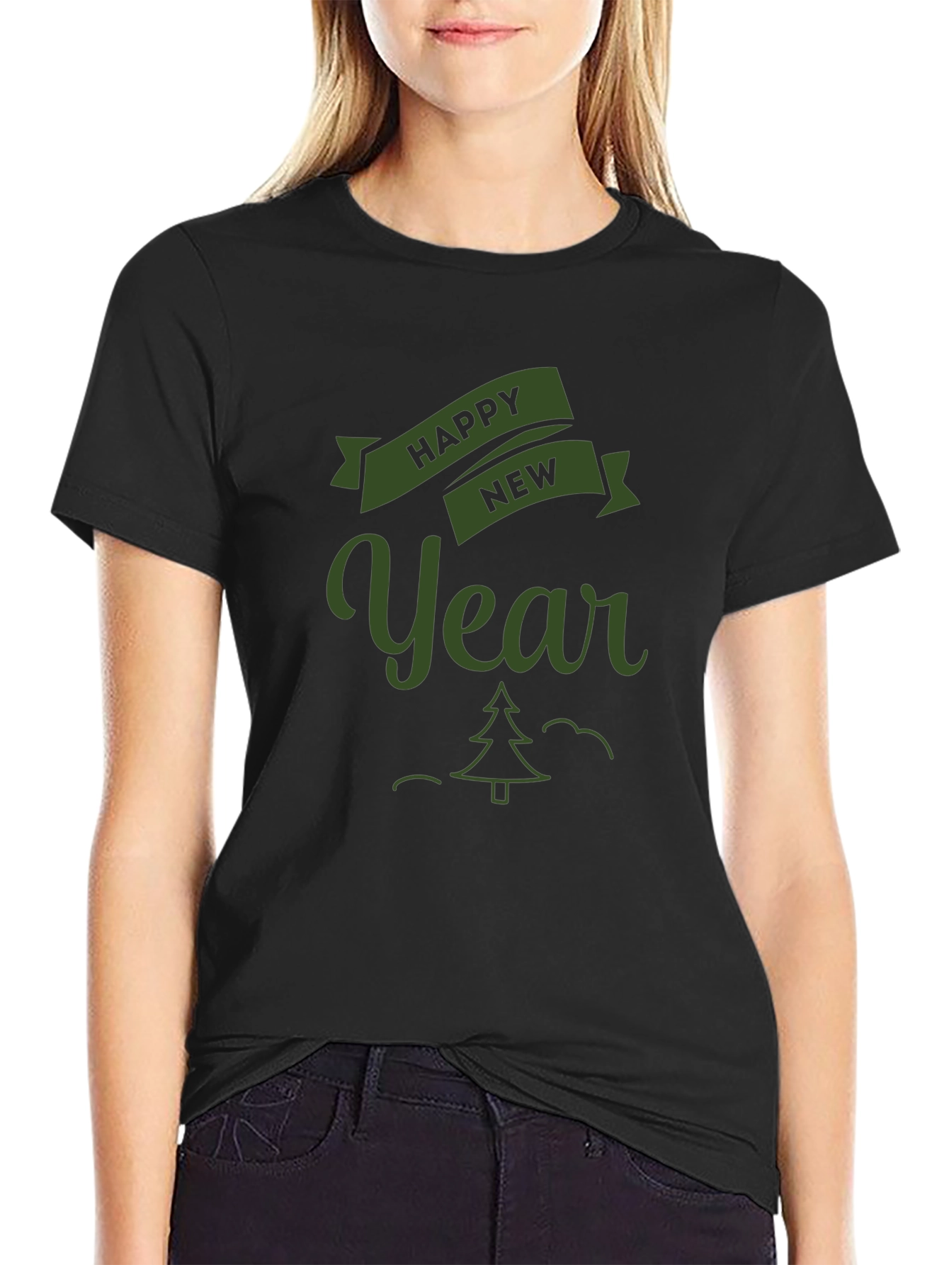 Happy New Year Graphic Tee - Festive Celebration Shirt