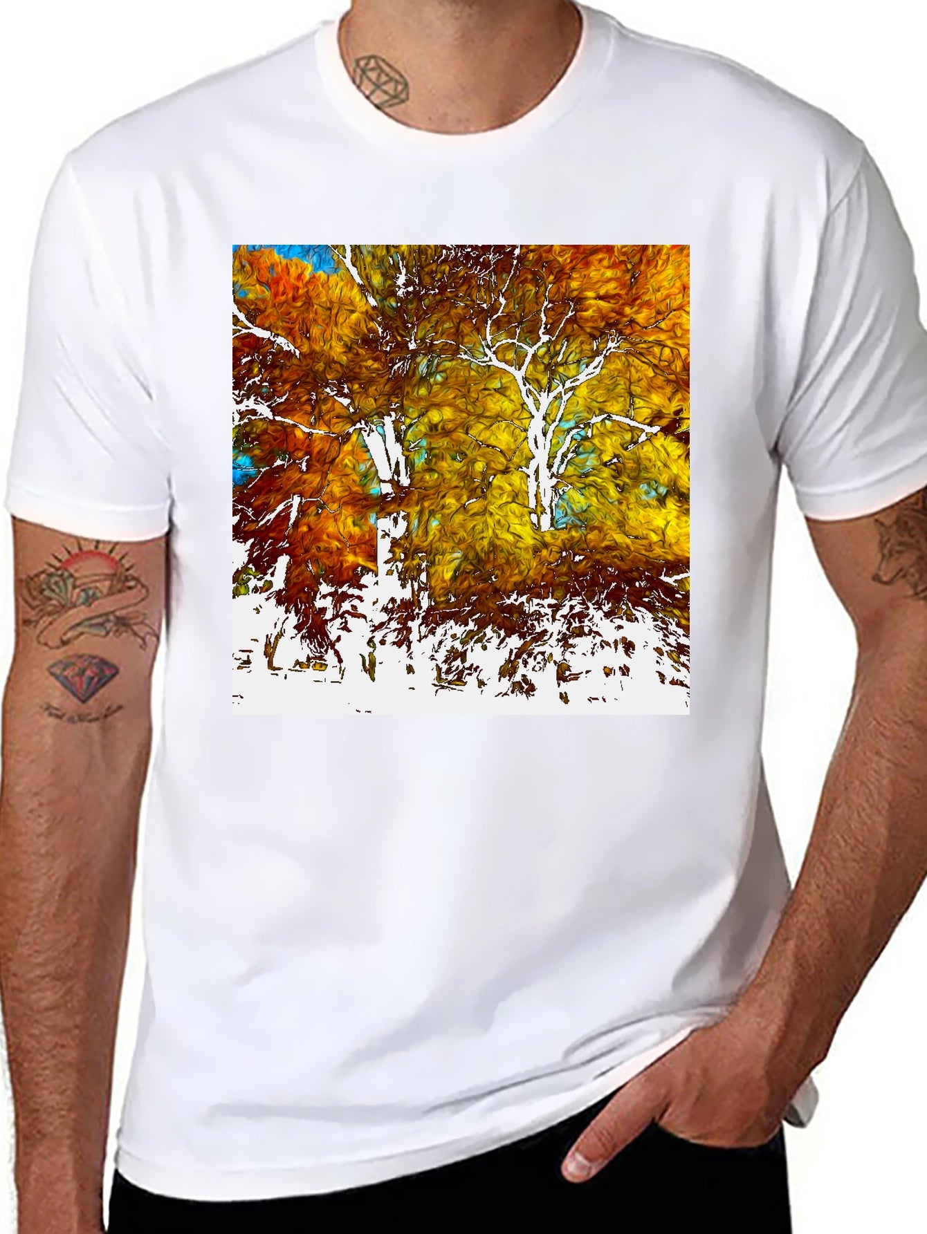 Autumn Trees Graphic Tee