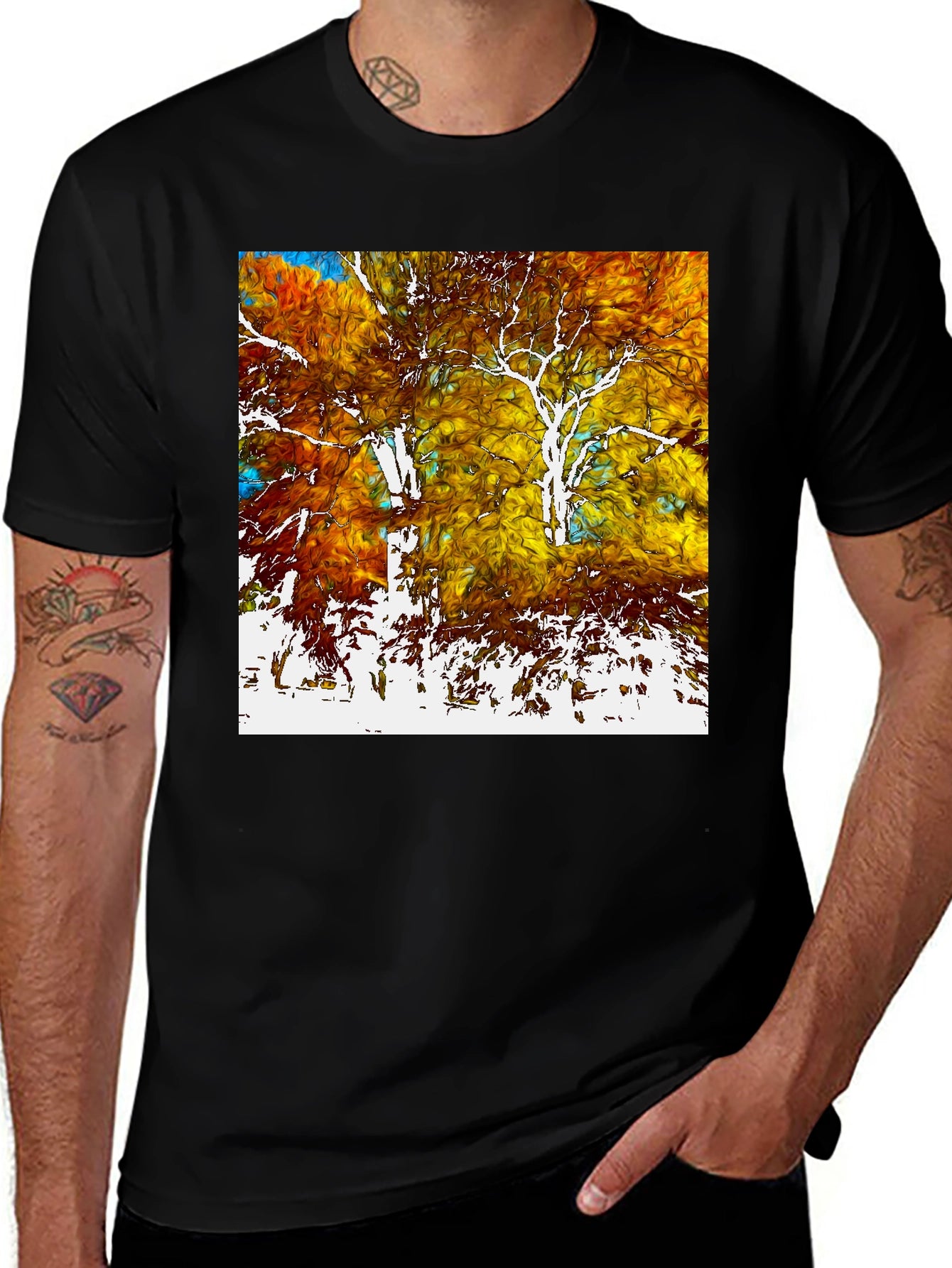 Autumn Trees Graphic Tee