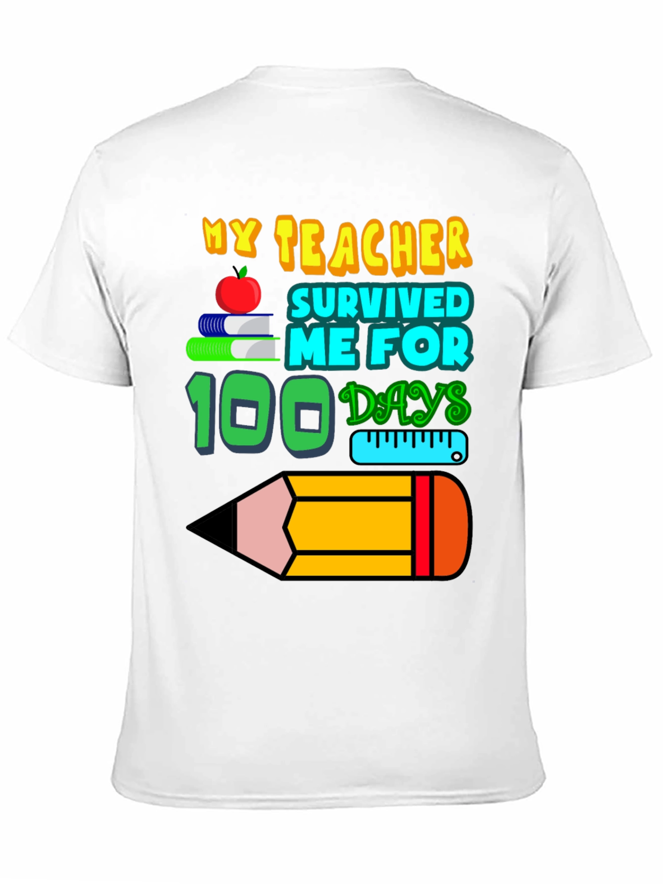 My Teacher Survived 100 Days T-Shirt