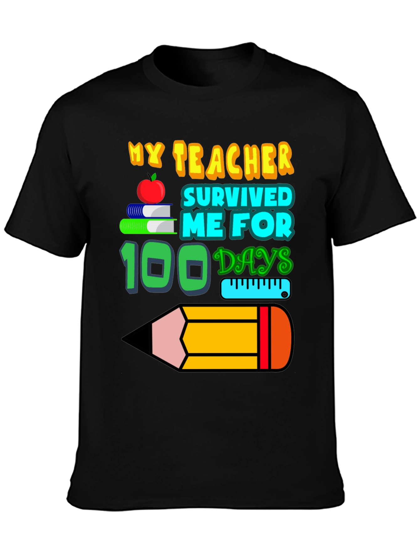 My Teacher Survived 100 Days T-Shirt