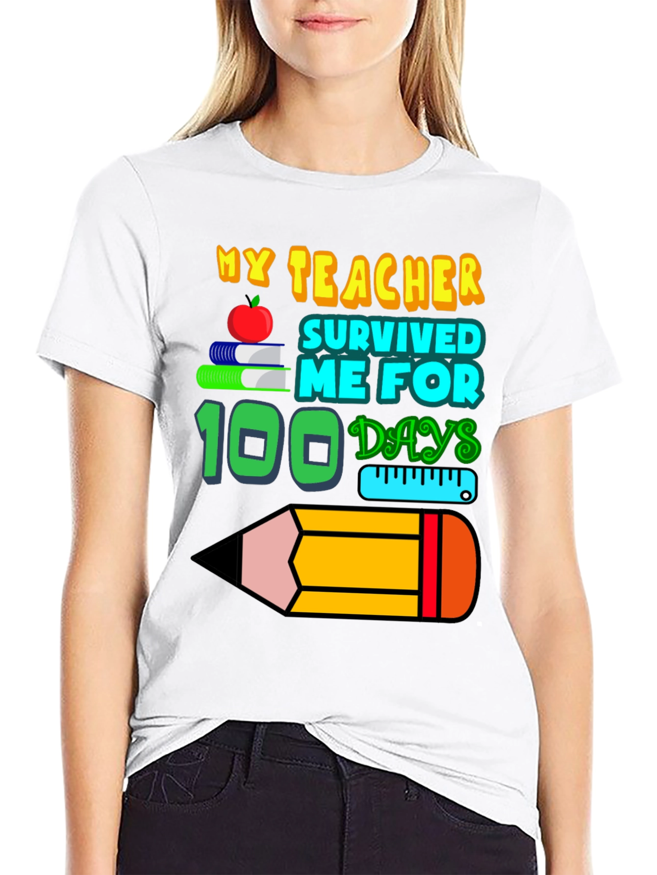 My Teacher Survived 100 Days T-Shirt