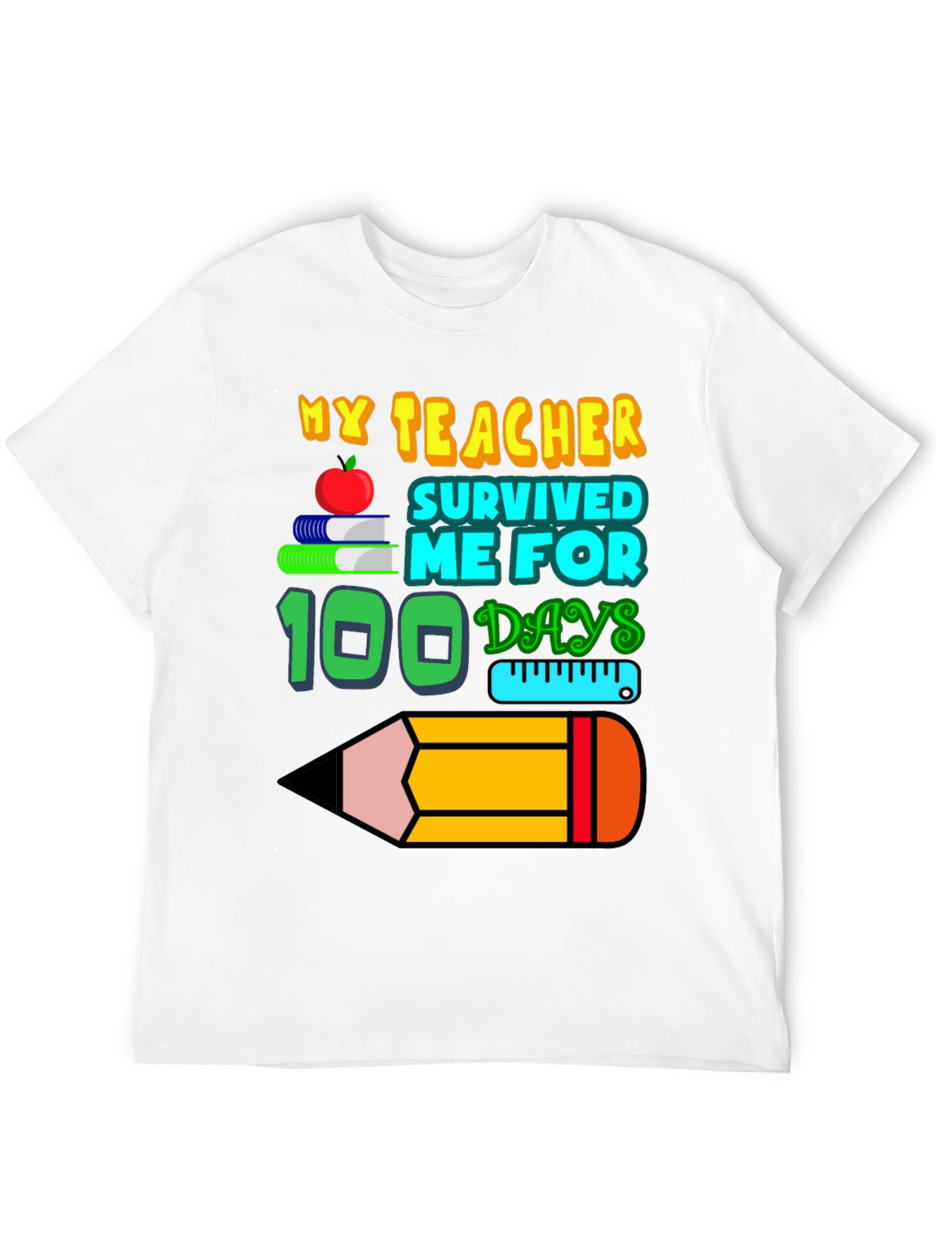 My Teacher Survived 100 Days T-Shirt