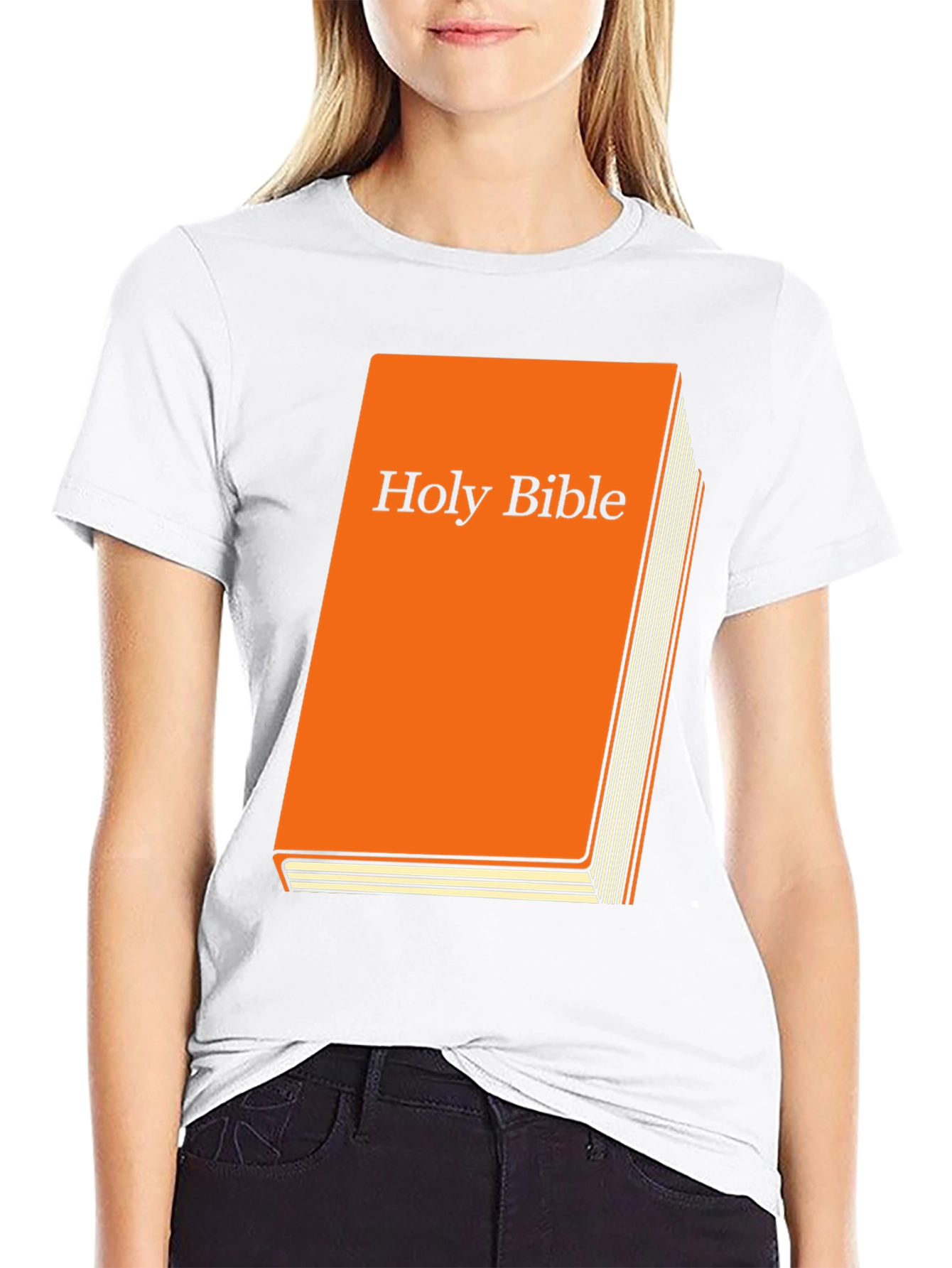 Holy Bible Graphic Tee - Religious Book T-Shirt