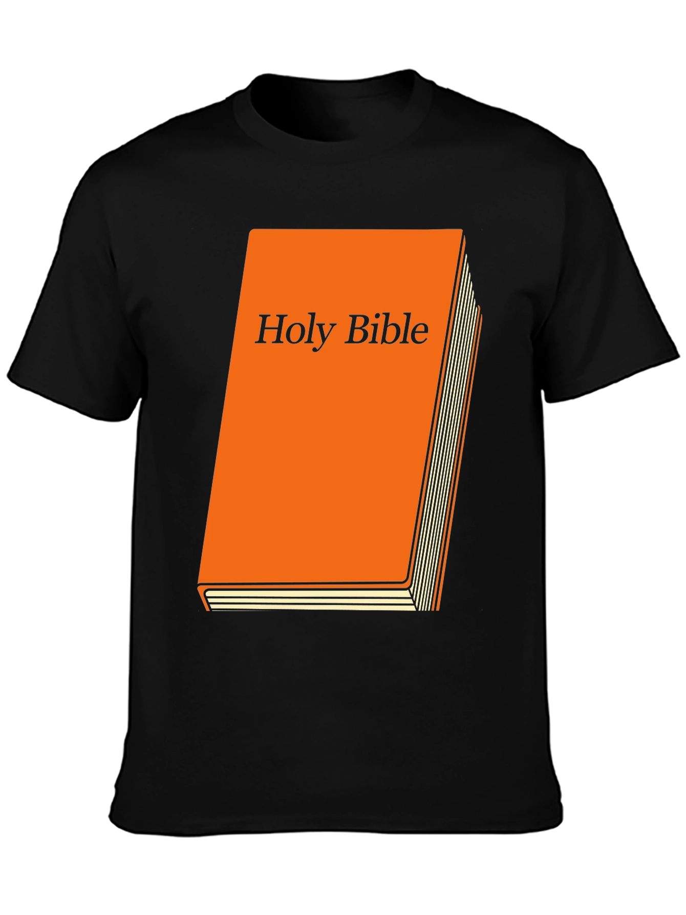 Holy Bible Graphic Tee - Religious Book T-Shirt