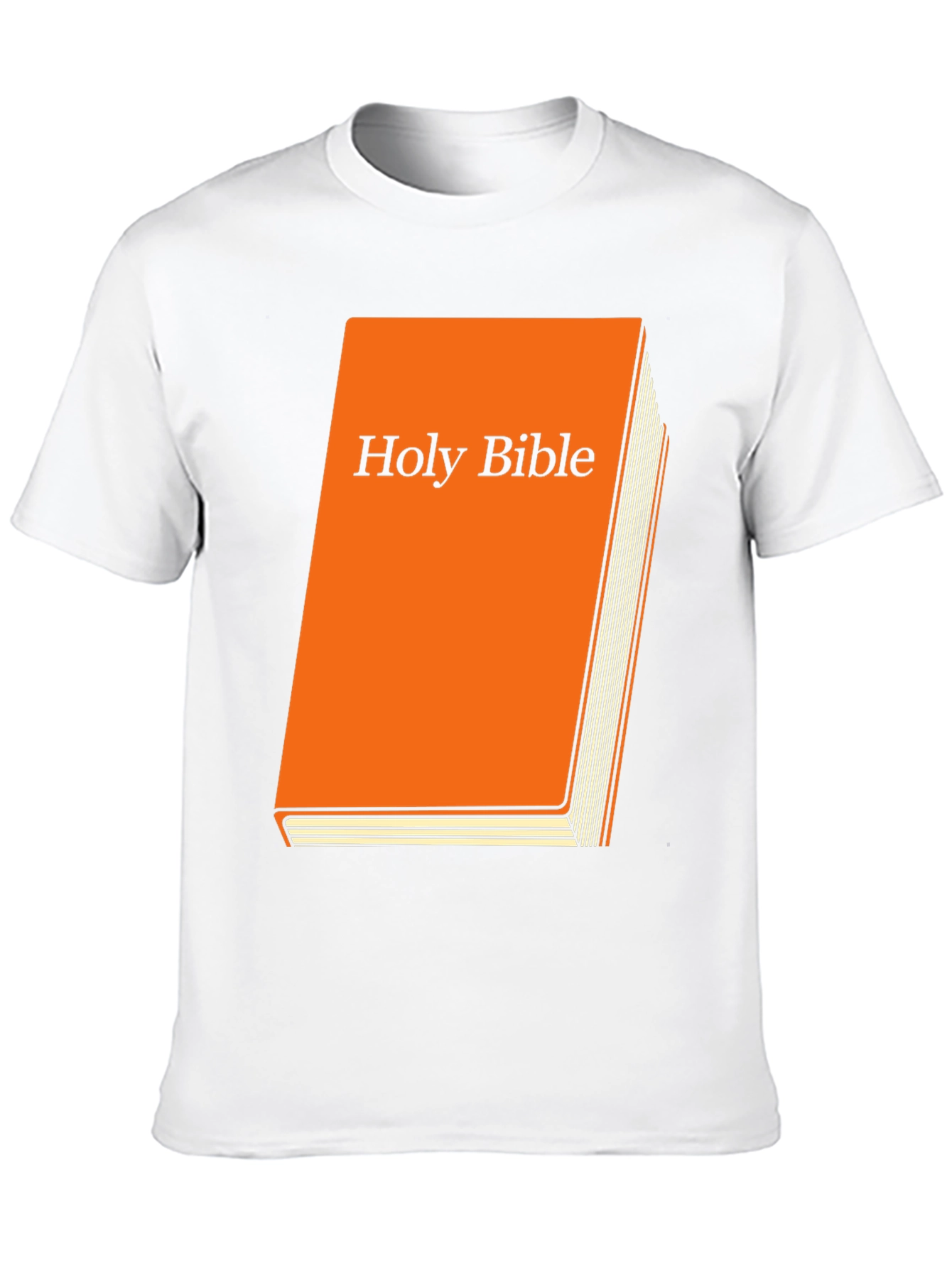 Holy Bible Graphic Tee - Religious Book T-Shirt