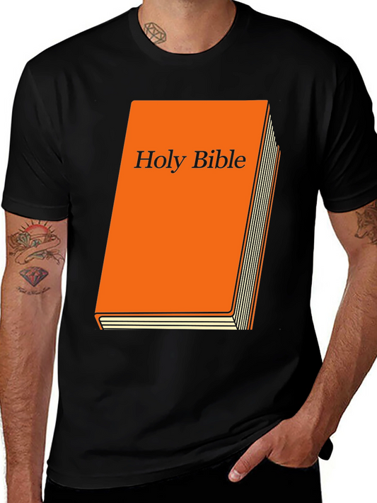 Holy Bible Graphic Tee - Religious Book T-Shirt