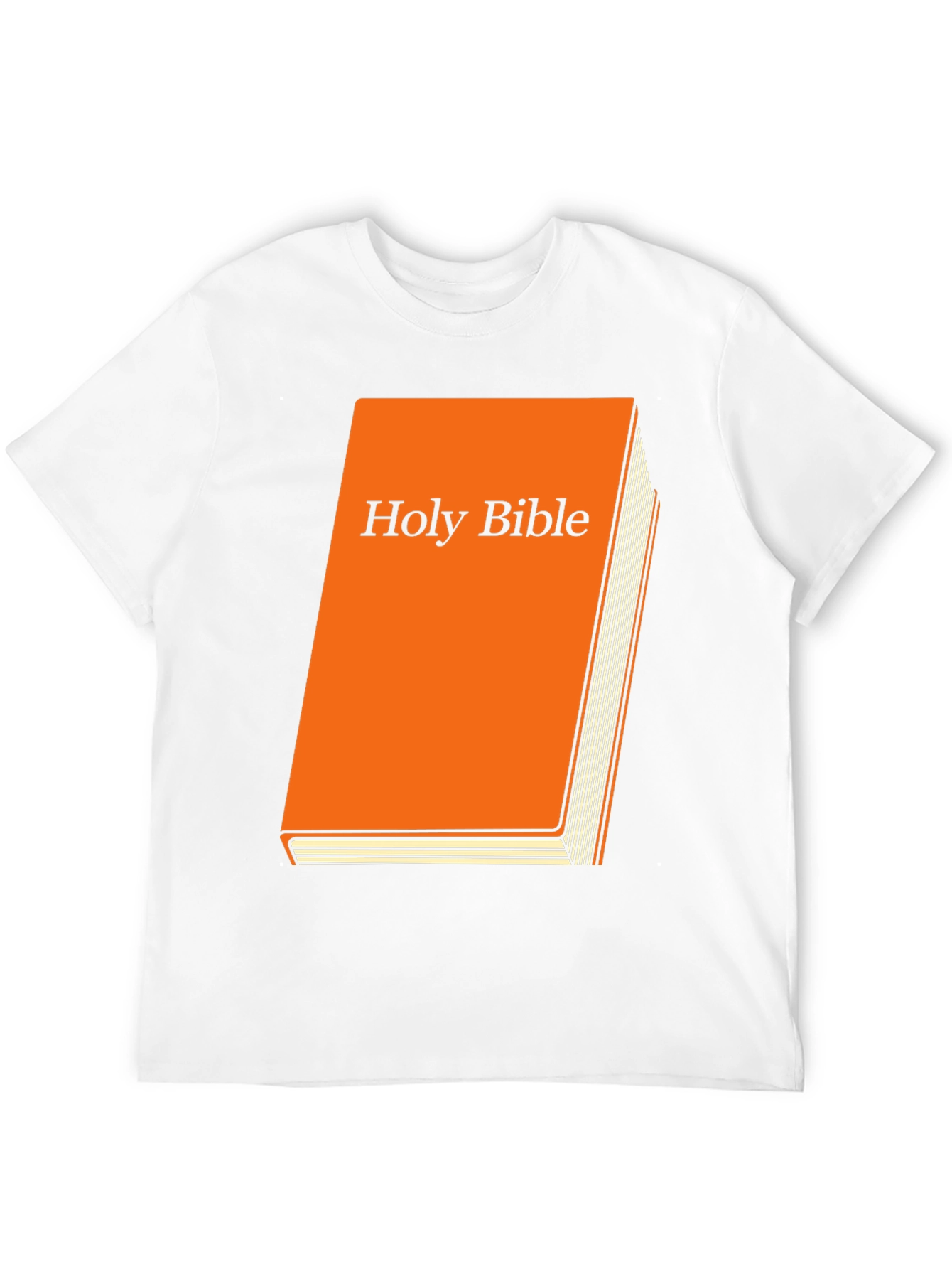 Holy Bible Graphic Tee - Religious Book T-Shirt