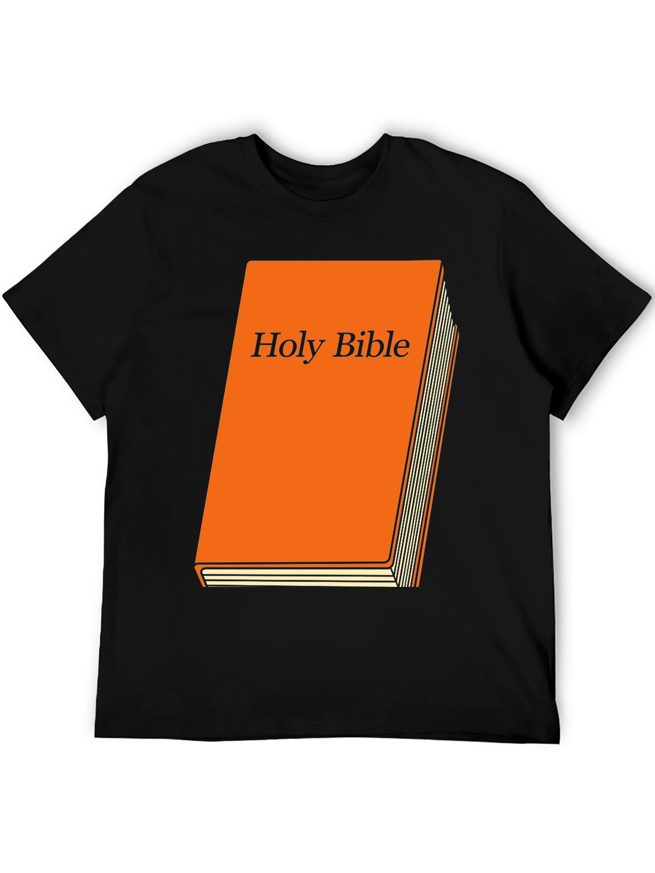 Holy Bible Graphic Tee - Religious Book T-Shirt