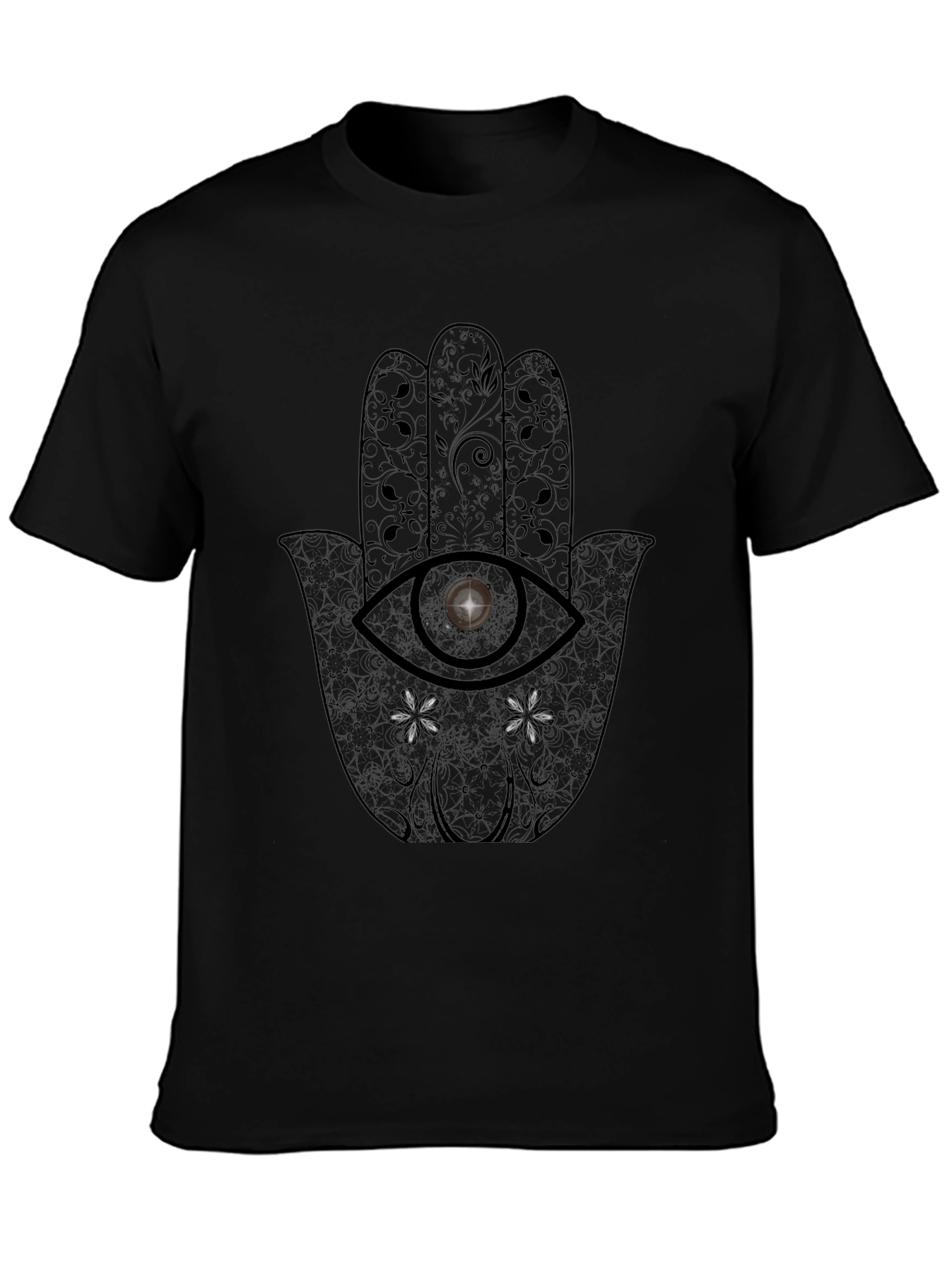Hamsa Hand Graphic Print T-Shirt