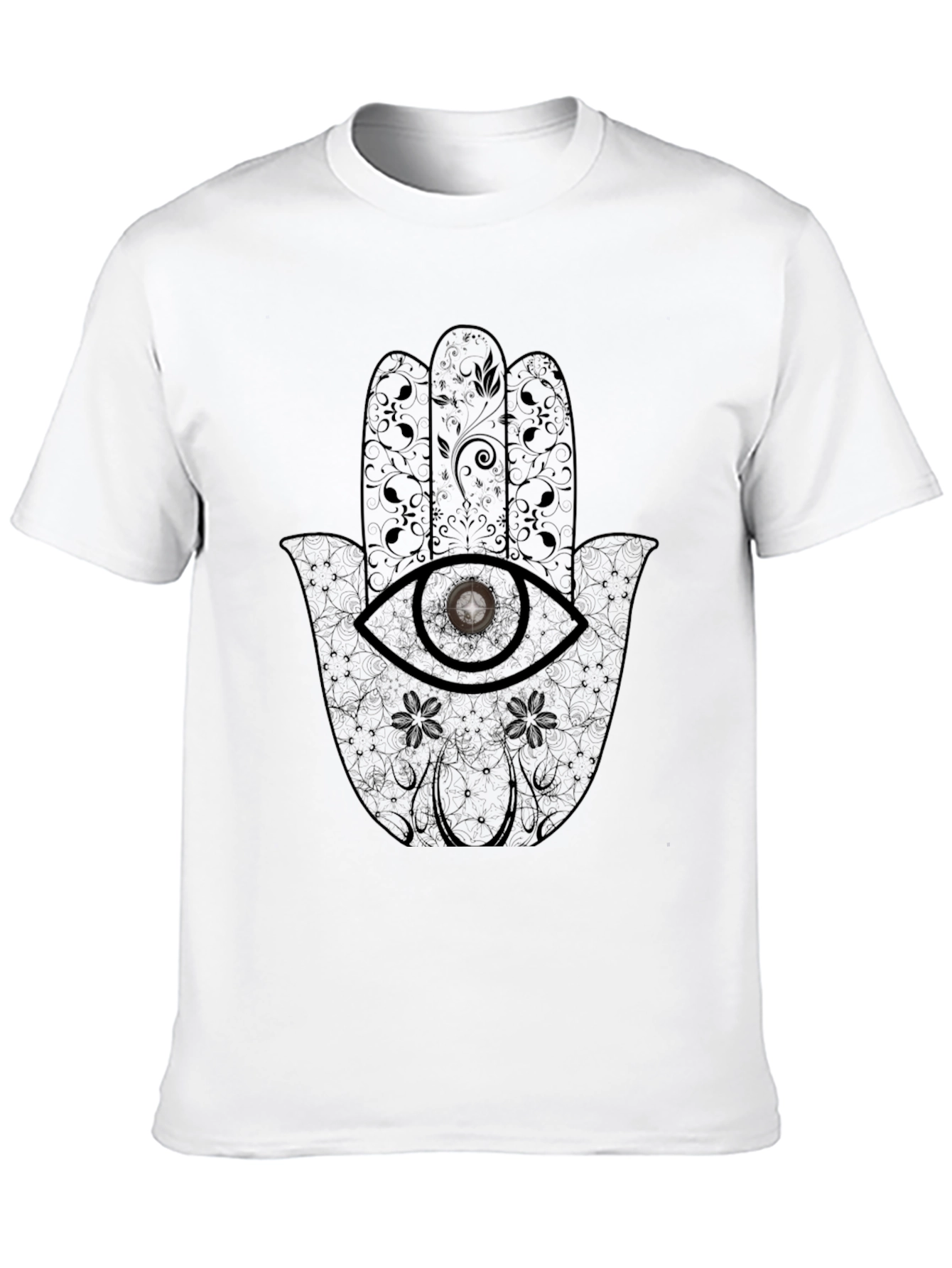 Hamsa Hand Graphic Print T-Shirt