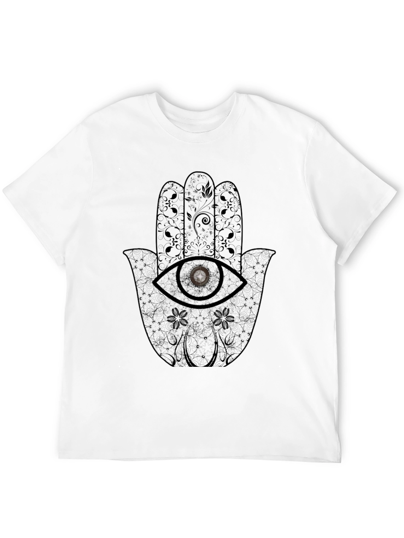 Hamsa Hand Graphic Print T-Shirt