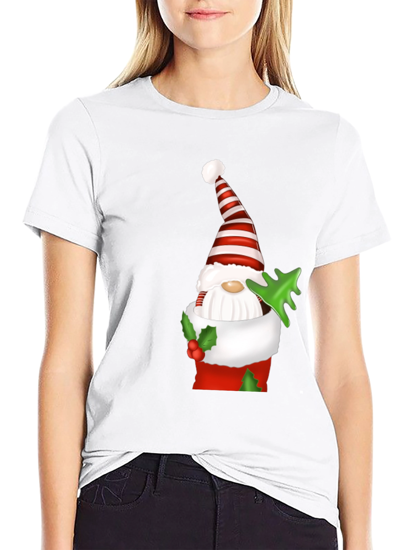 Christmas Gnome Graphic T-Shirt