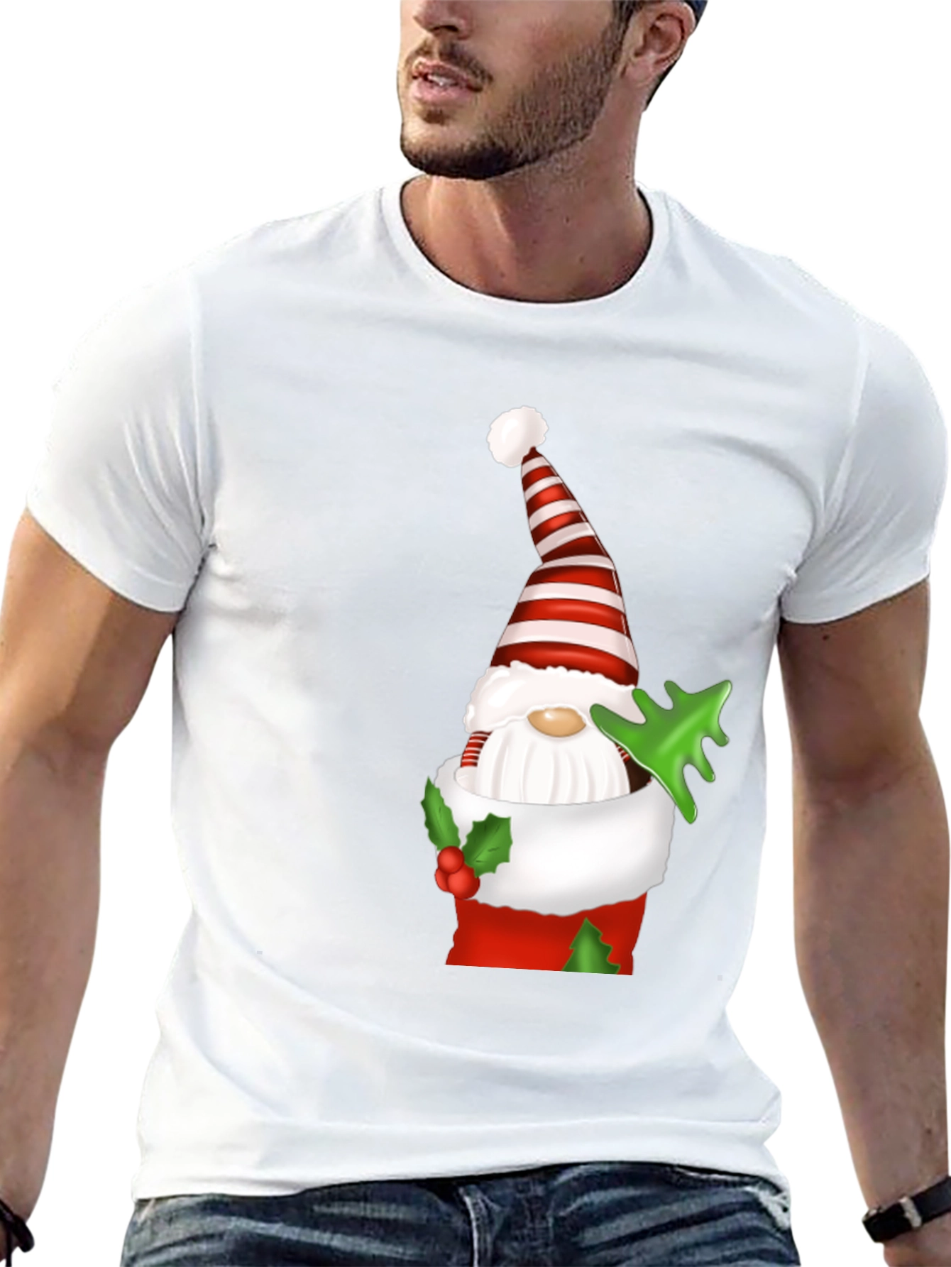Christmas Gnome Graphic T-Shirt