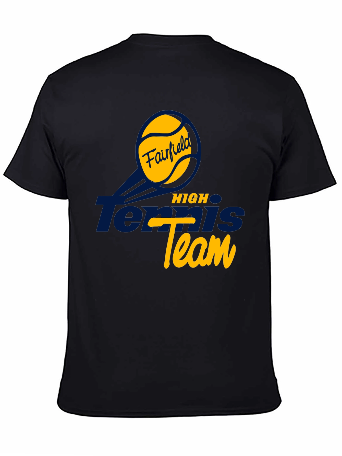 Fairfield Tennis High Team T-Shirt - Black