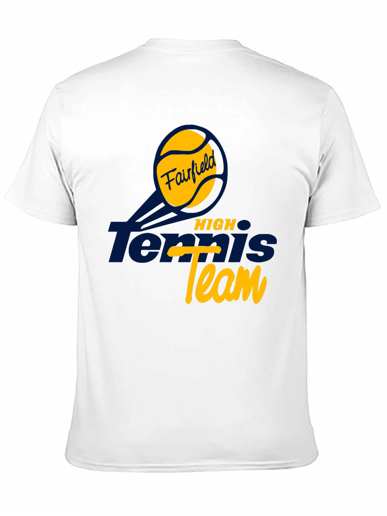 Fairfield Tennis High Team T-Shirt - Black