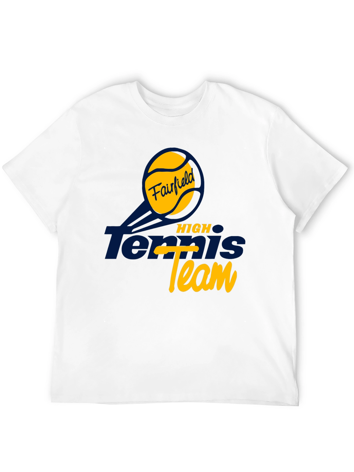 Fairfield Tennis High Team T-Shirt - Black