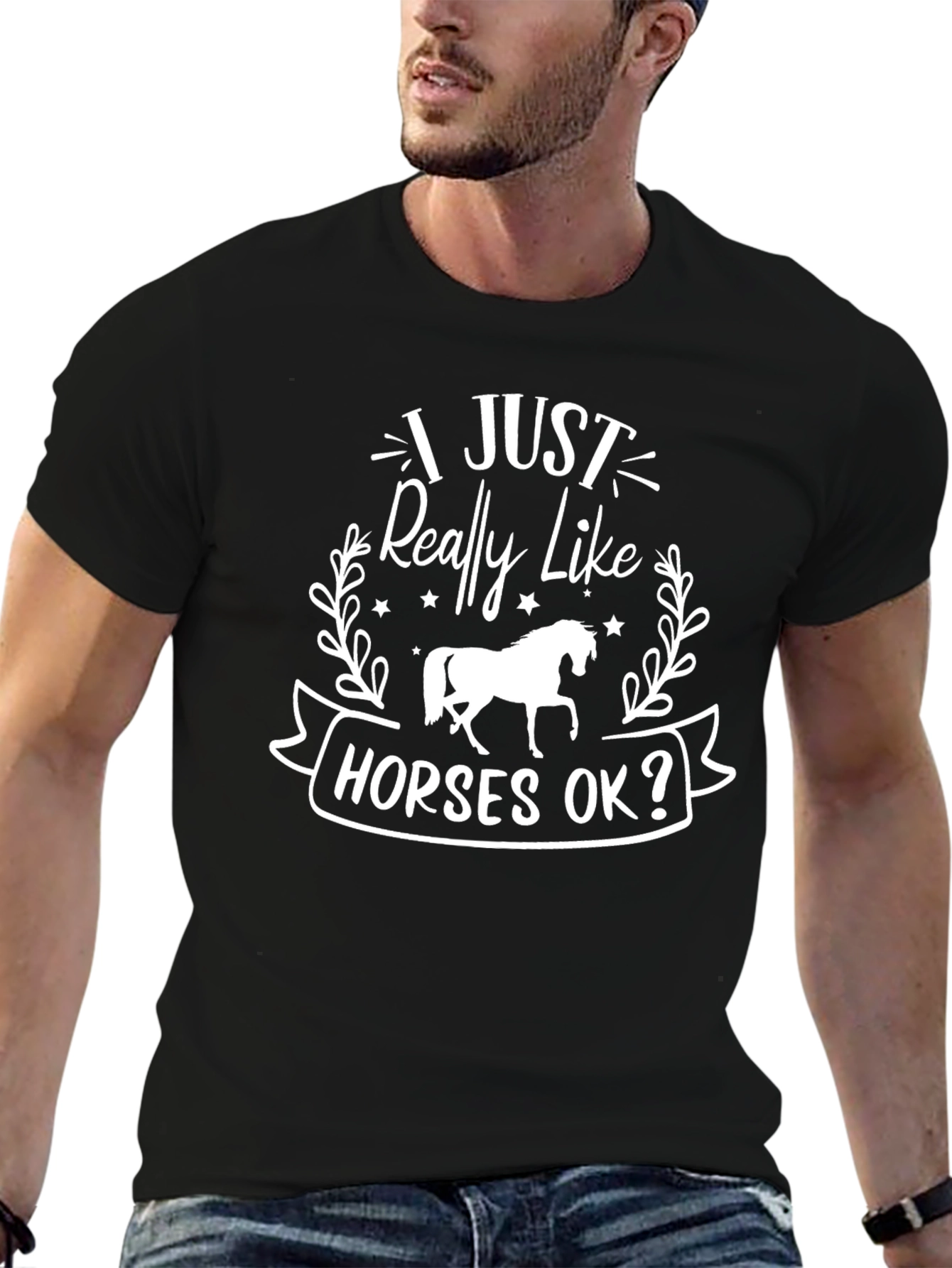 I Just Really Like Horses OK T-Shirt
