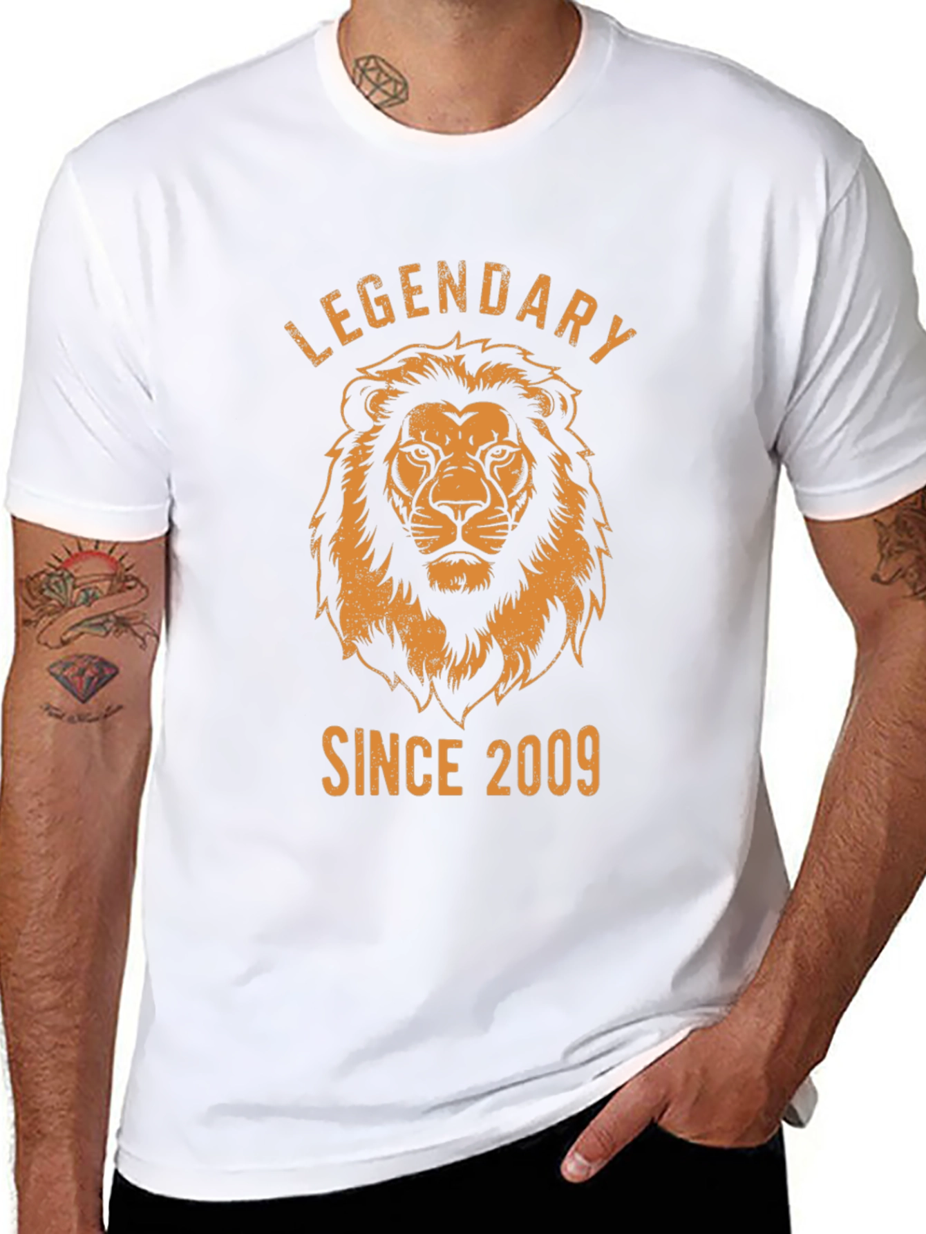 Legendary Since 2009 Lion Graphic T-Shirt