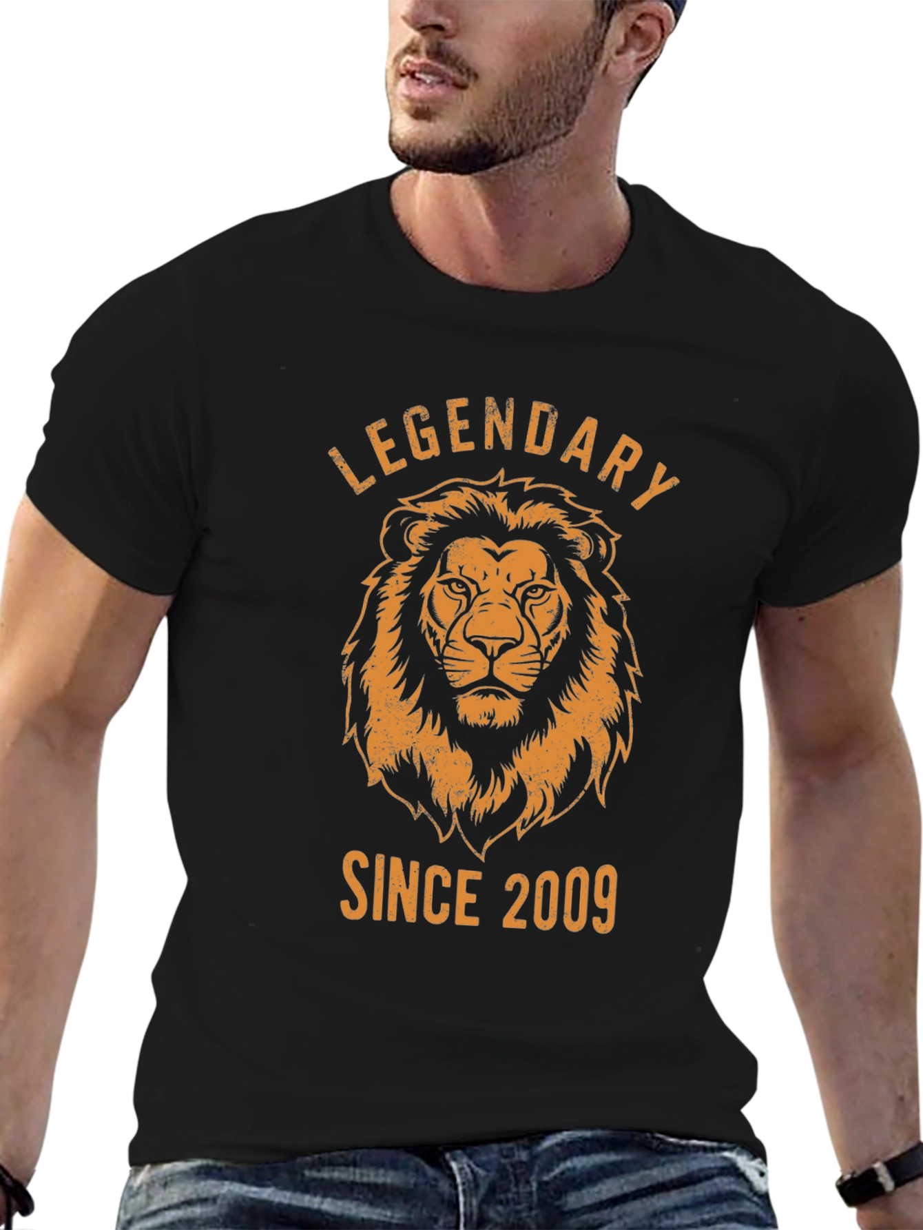 Legendary Since 2009 Lion Graphic T-Shirt