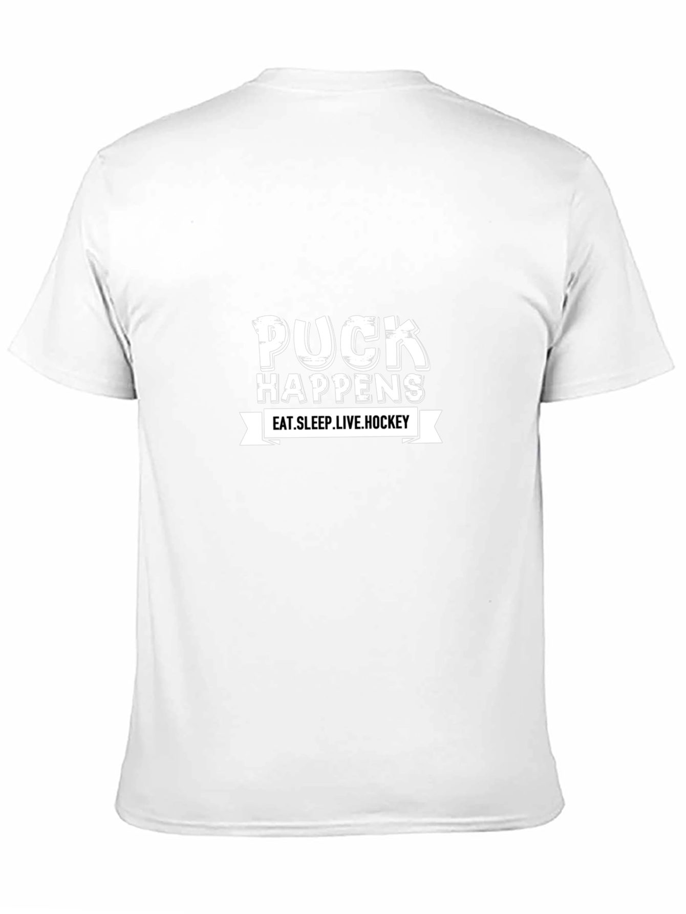 Puck Happens Hockey Graphic Tee