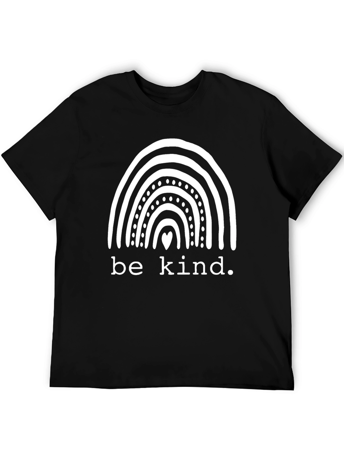 Be Kind Rainbow Graphic Tee - Unisex Soft Cotton