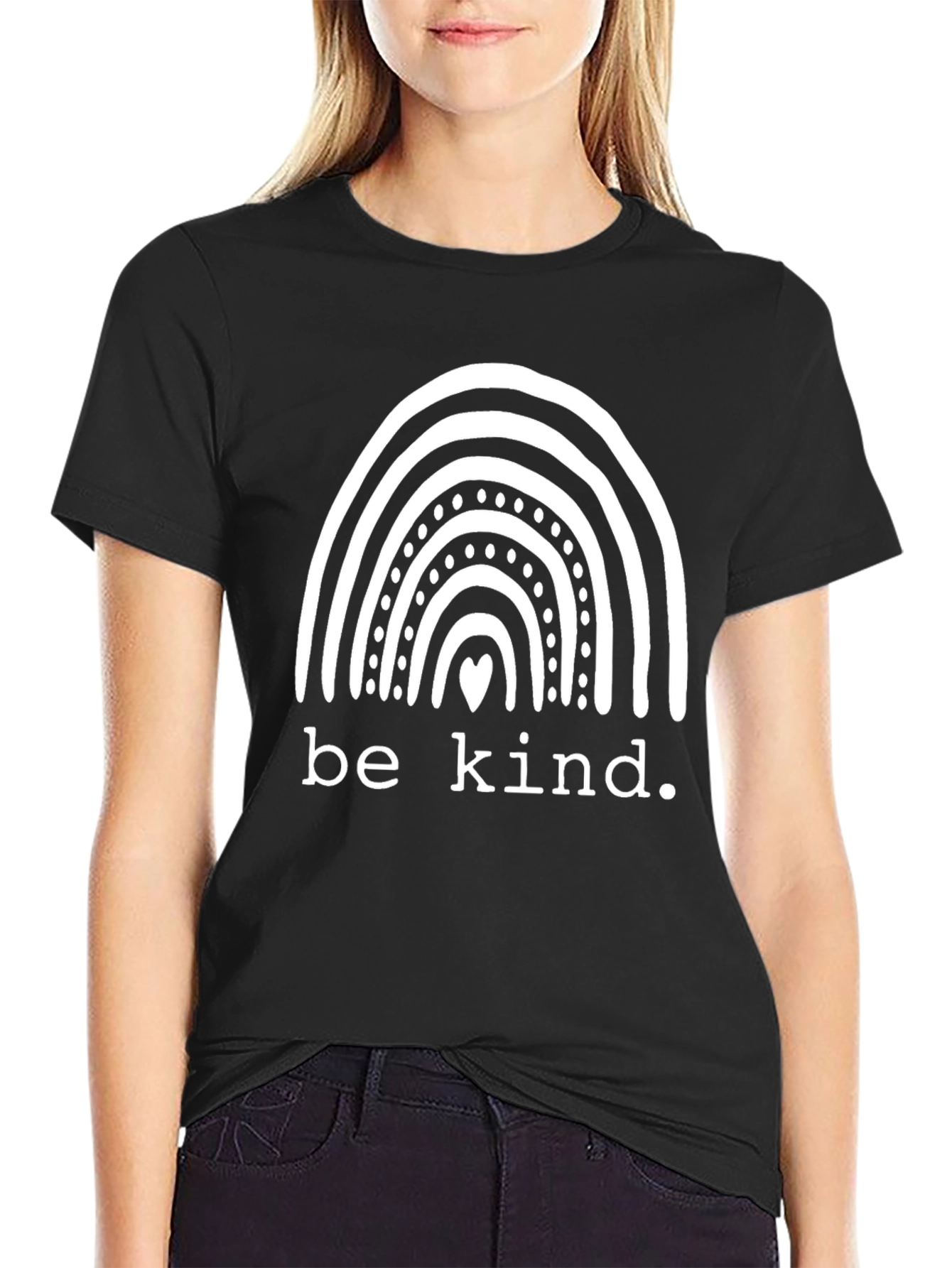 Be Kind Rainbow Graphic Tee - Unisex Soft Cotton