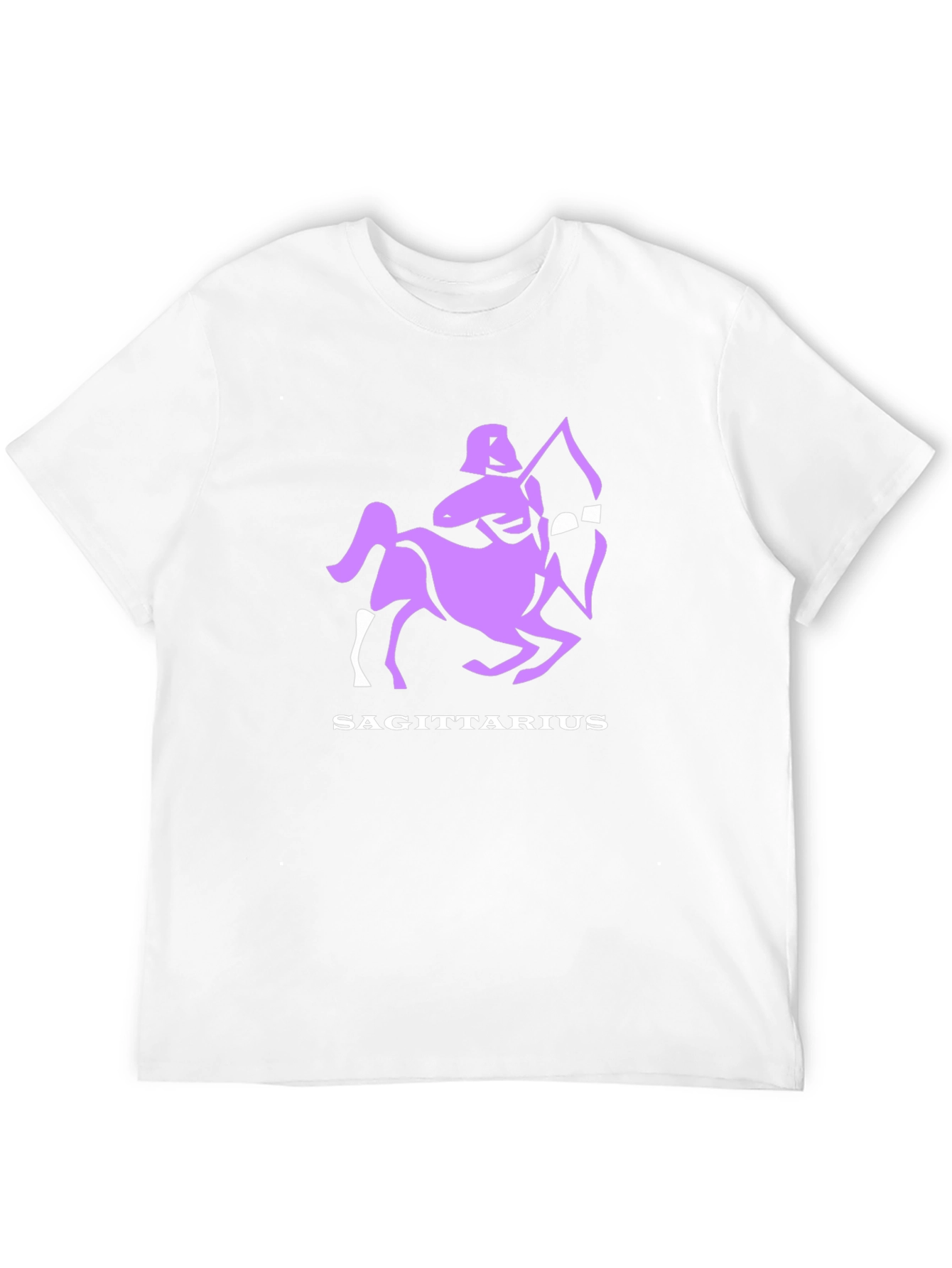 Sagittarius Zodiac Graphic Black T-Shirt